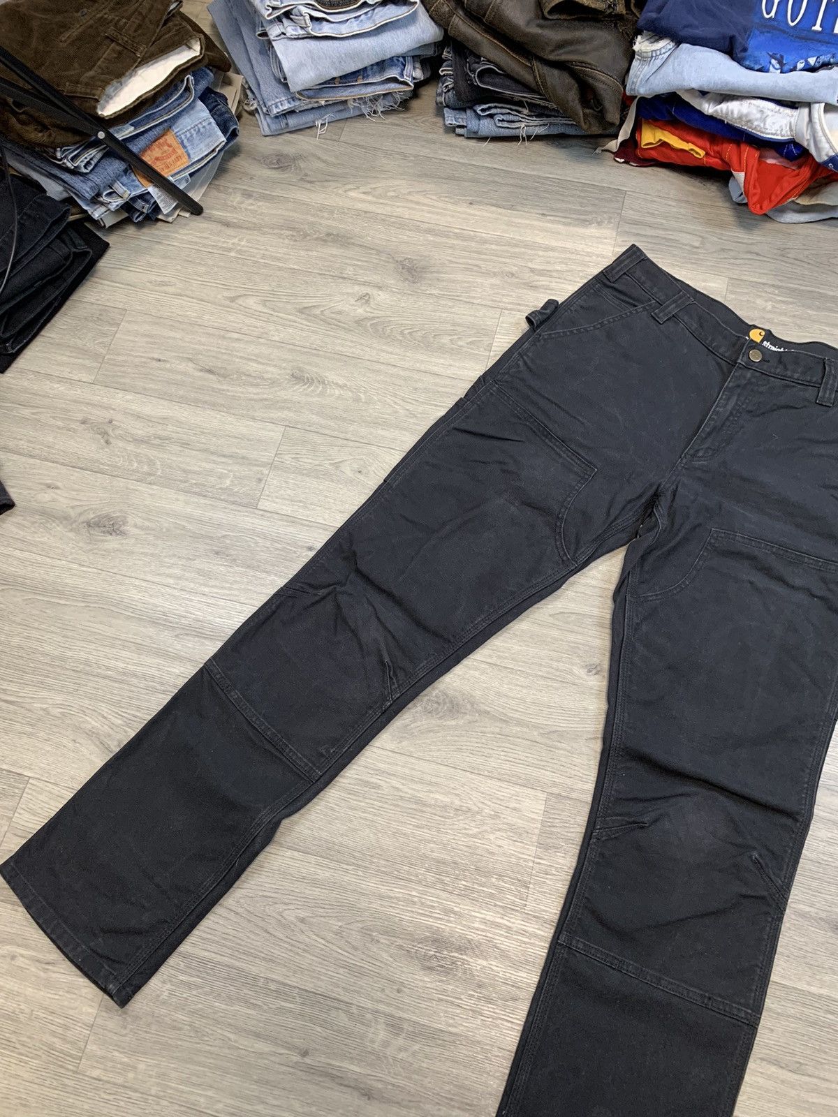 Carhartt Carhartt cargo straight fit denim pants Size US 33 - 6 Thumbnail