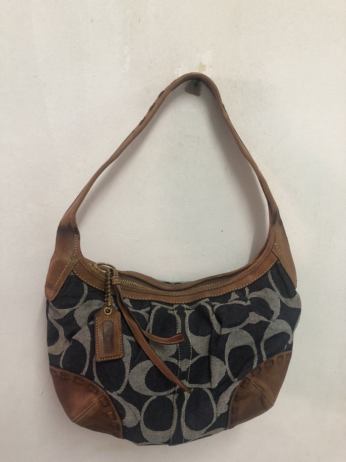バッグ Coach Signature Ergo Hobo Bag Half moon Coach vintage ergo hobo - Gem