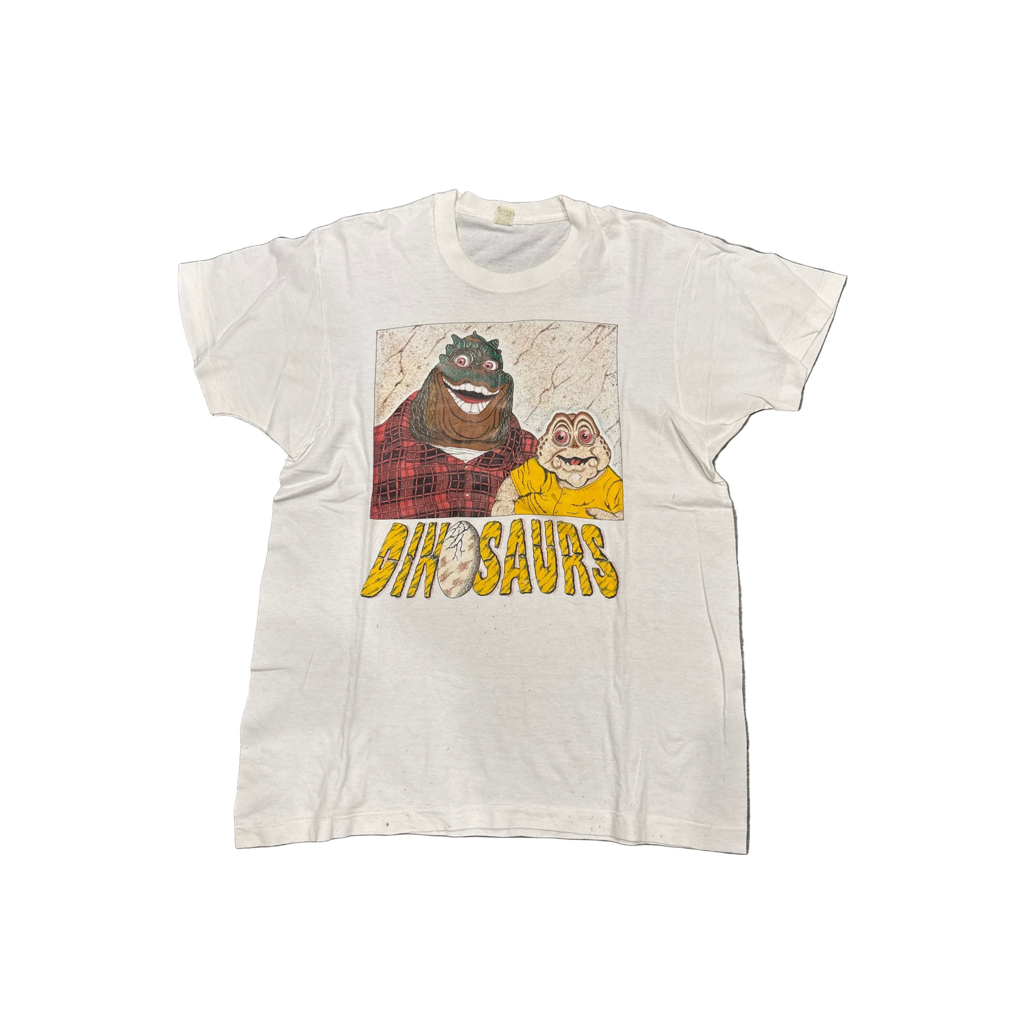 Other 80s Dinosaurs TV Promo White Tagged XL (L) Screen Stars T-Sh Size US XL / EU 56 / 4 - 1 Thumbnail