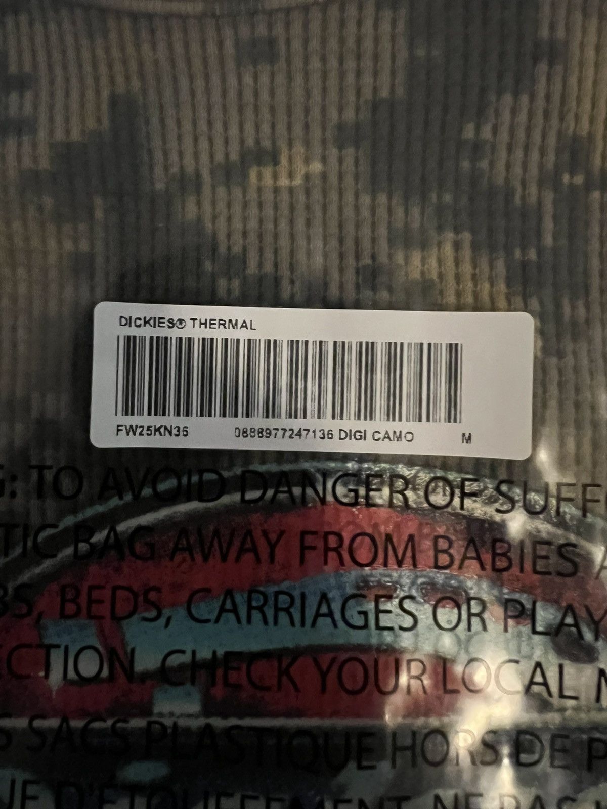 Dickies × Supreme Size Medium Camo Dickies x Supreme Thermal Size US M / EU 48-50 / 2 - 3 Thumbnail