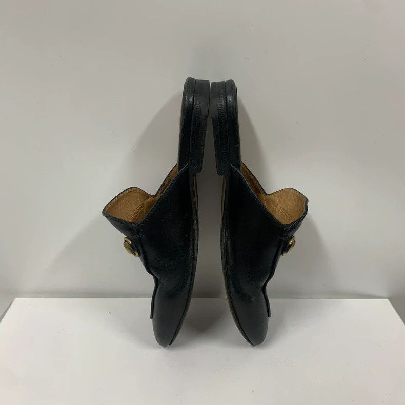Gucci Gucci Black Classic SlipOn Shoes-2505 Size US 4 / IT 34 - 5 Thumbnail