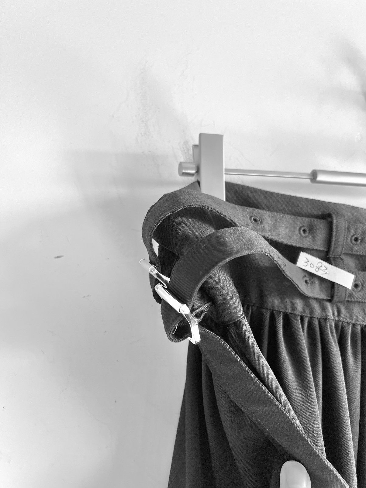 Limi Feu LIMI feu Yohji Yamamoto - W/Gabardine Long Gathered Skirt Size 29" - 5 Thumbnail