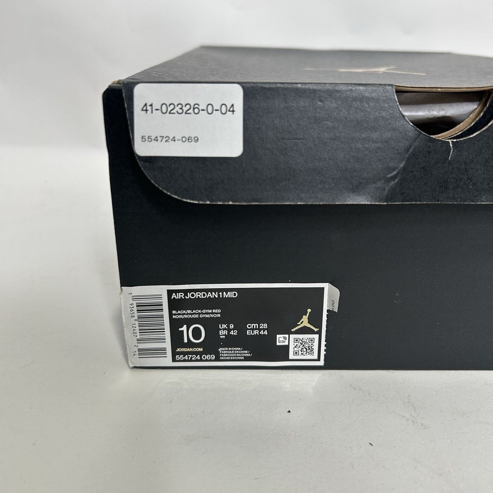 Jordan Brand Nike Air Jordan 1 Mid Retro “Chicago Black Toe/Gym Red” Size US 10 / EU 43 - 5 Thumbnail