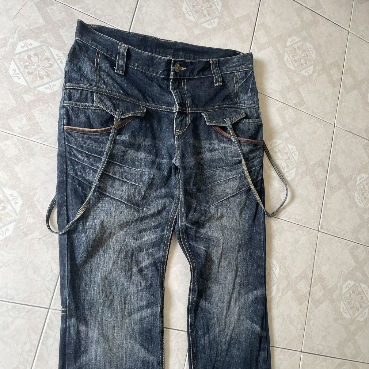 PPFM Ppfm Bondage Denim pants 🍒 Size US 34 / EU 50 - 3 Thumbnail