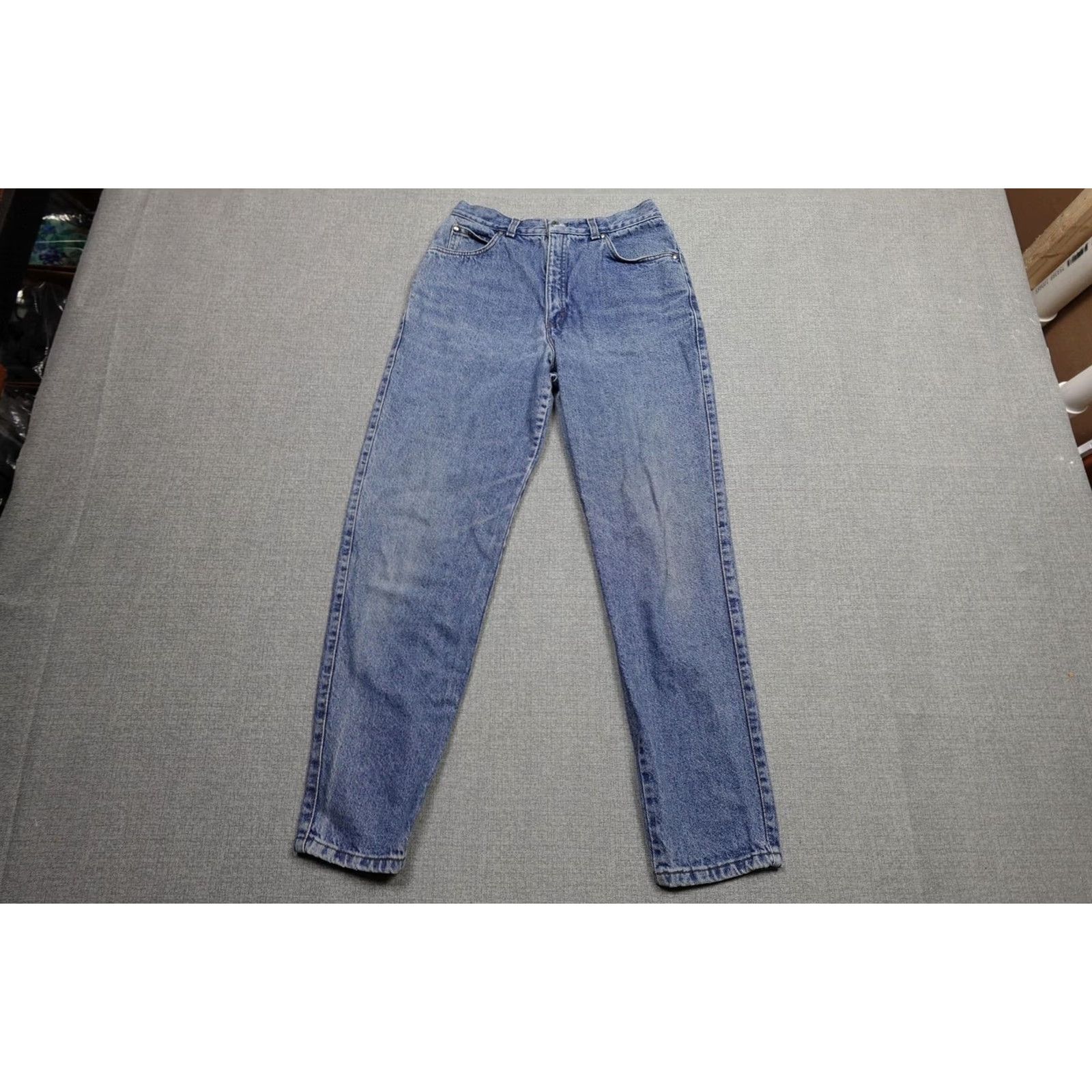 Levi's VINTAGE Levi’s Silver Tab Jeans Womens 13 Blue High Rise Tapered 90s Made In USA Size 34" / US 12 / IT 48 - 4 Thumbnail