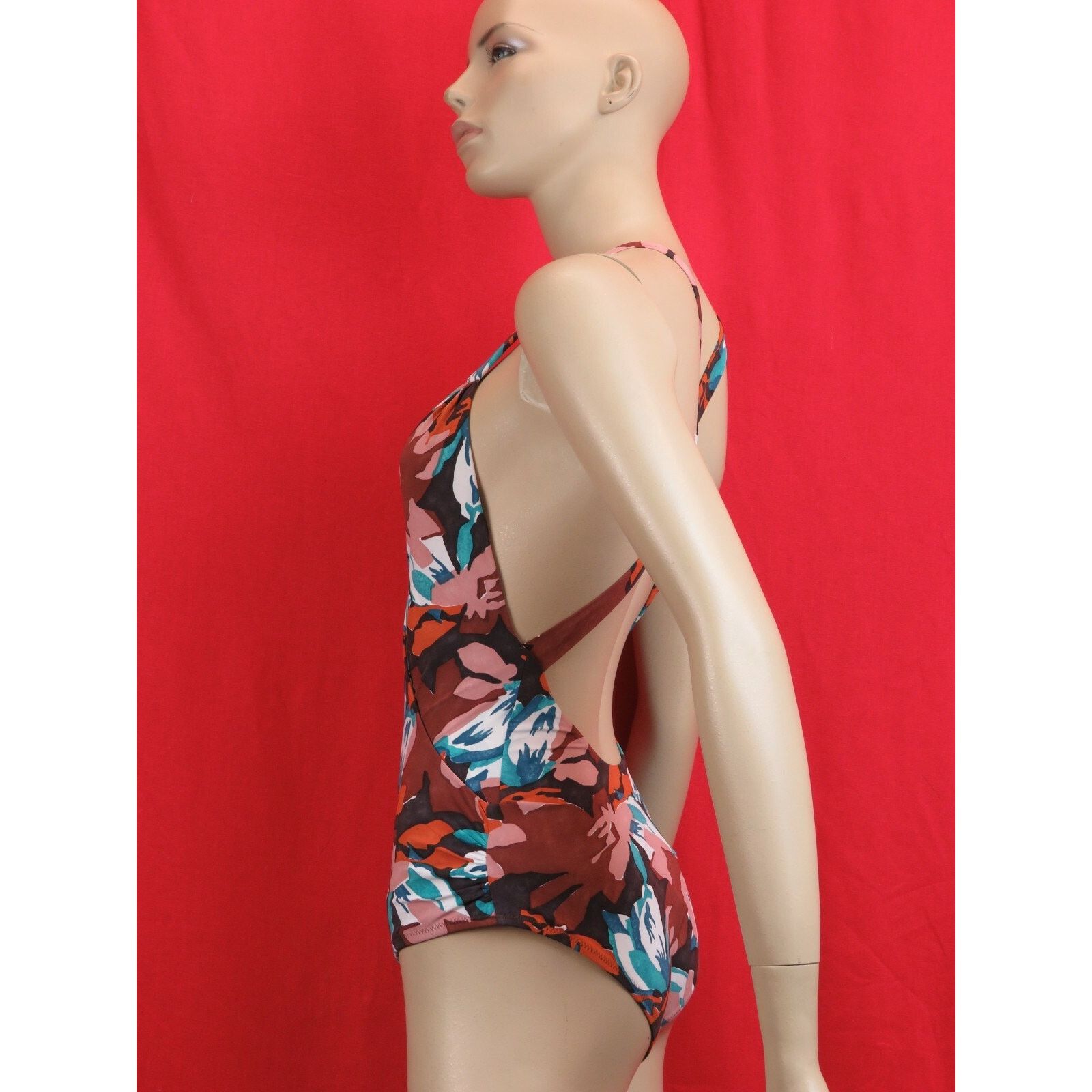 Balenciaga BALENCIAGA MULTI COLOR FLORAL NYLON BOW SWIMSUIT 40 ITALY Size ONE SIZE - 7 Thumbnail