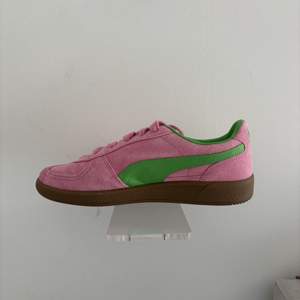 Puma Puma Palermo Pink Delight green gum sneaker Size US 6 / IT 36 - 2 Thumbnail