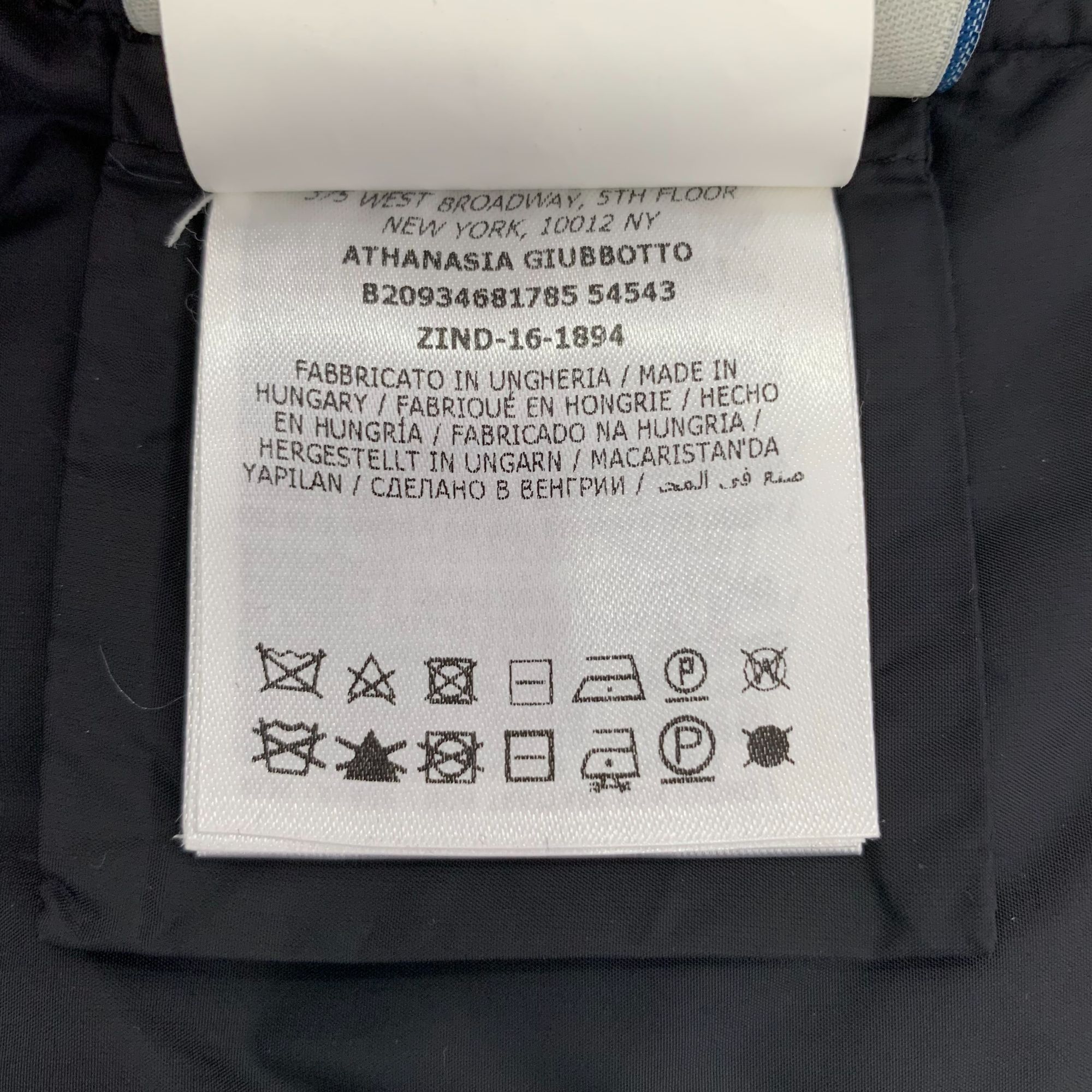 Moncler Moncler Athanasia Series Colorblock Logo Patch Down Jacket ( Size US XS / EU 42 / 0 - 6 Thumbnail