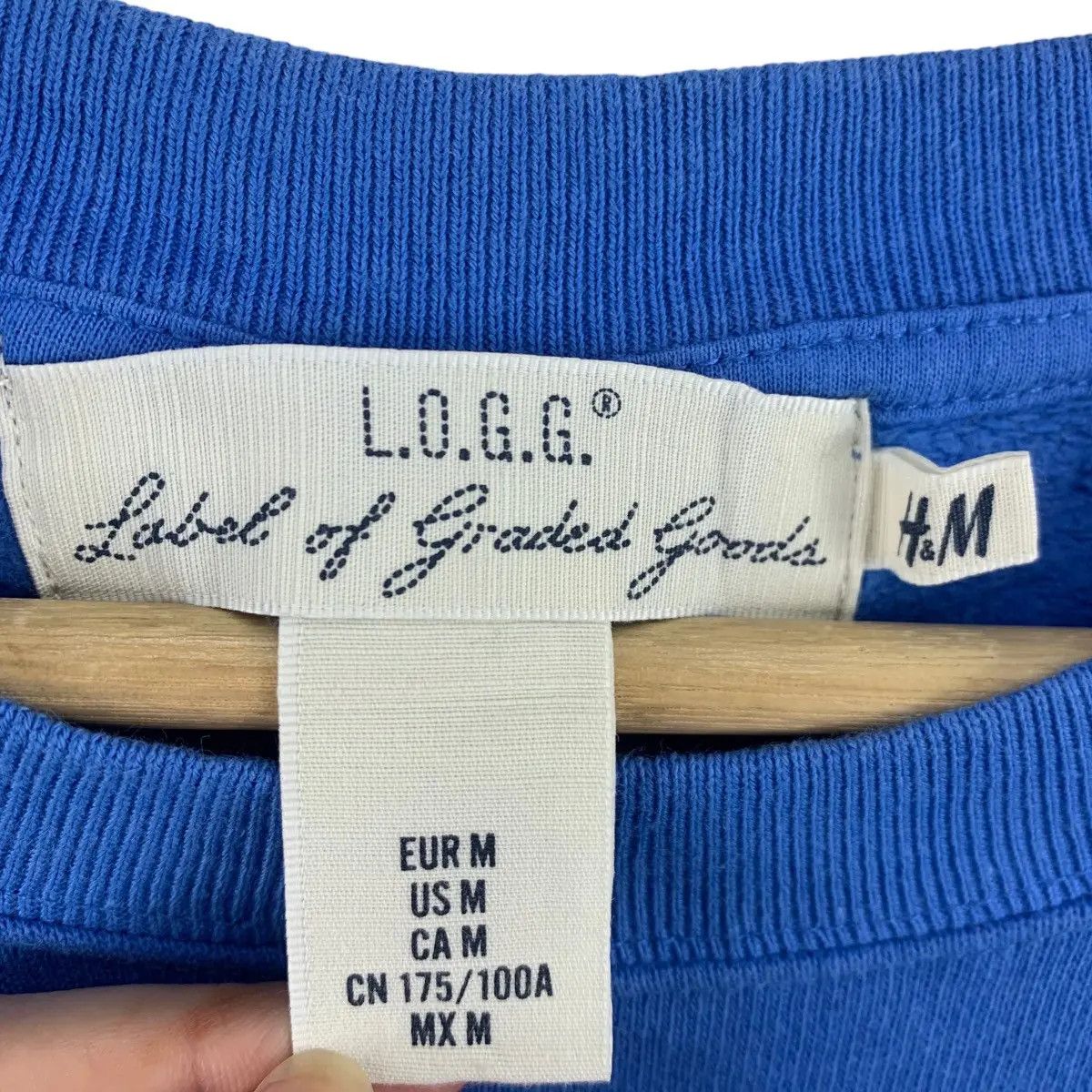 H&M H&M LOGG PATHS Collection Graded Goods Crewneck Size US M / EU 48-50 / 2 - 4 Thumbnail
