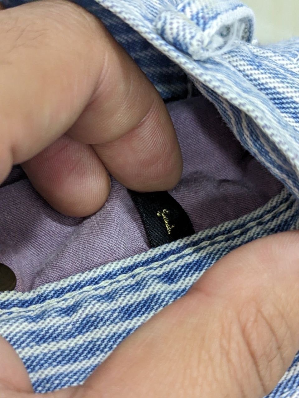 Kapital KAPITAL CENTURY DENIM HICKORY PAINTED 70’sVINTAGE BUCKLEBACK Size US 28 / EU 44 - 13 Thumbnail