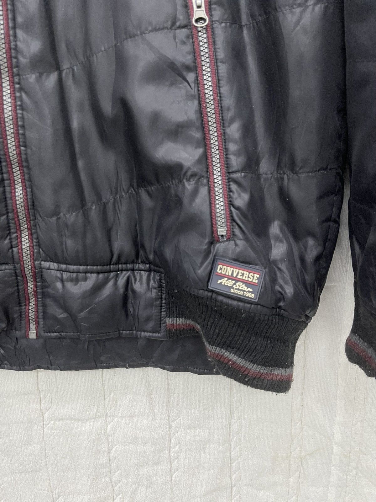 Converse × Vintage (S) VTG CONVERSE SHEARLING JACKET FULL ZIP Size US L / EU 52-54 / 3 - 4 Thumbnail