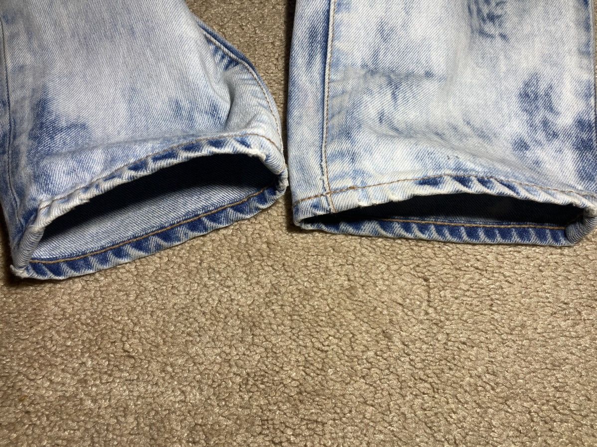 Celine × Hedi Slimane SS19 Celine Bleached Denim Jeans 27 Carrot 2019 Tie Dye Hedi Size US 27 - 5 Thumbnail
