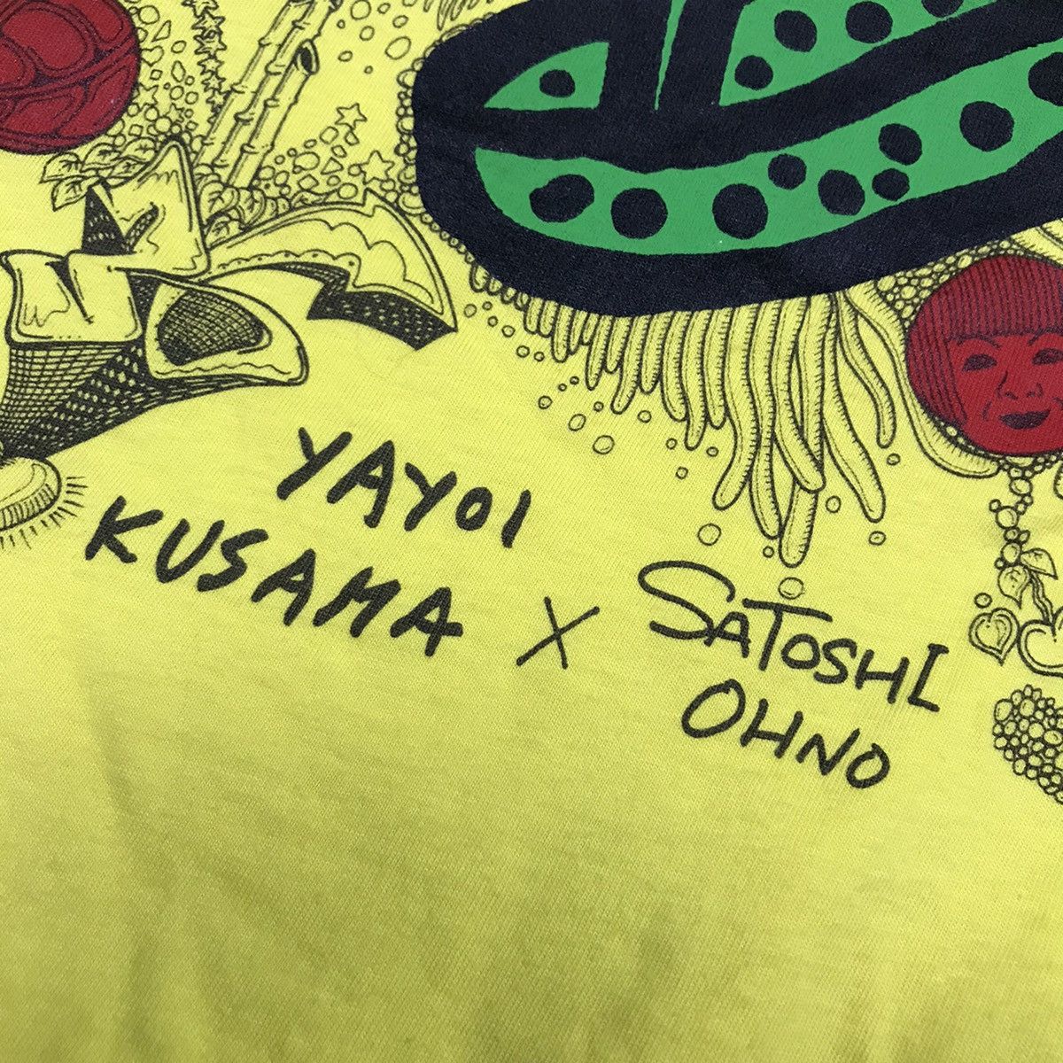 Japanese Brand × Satoshi Nakamoto × Yayoi Kusama YAYOI KUSAMA X SATOSHL OHNO FLOWER DESIGN TSHIRT Size US M / EU 48-50 / 2 - 7 Thumbnail