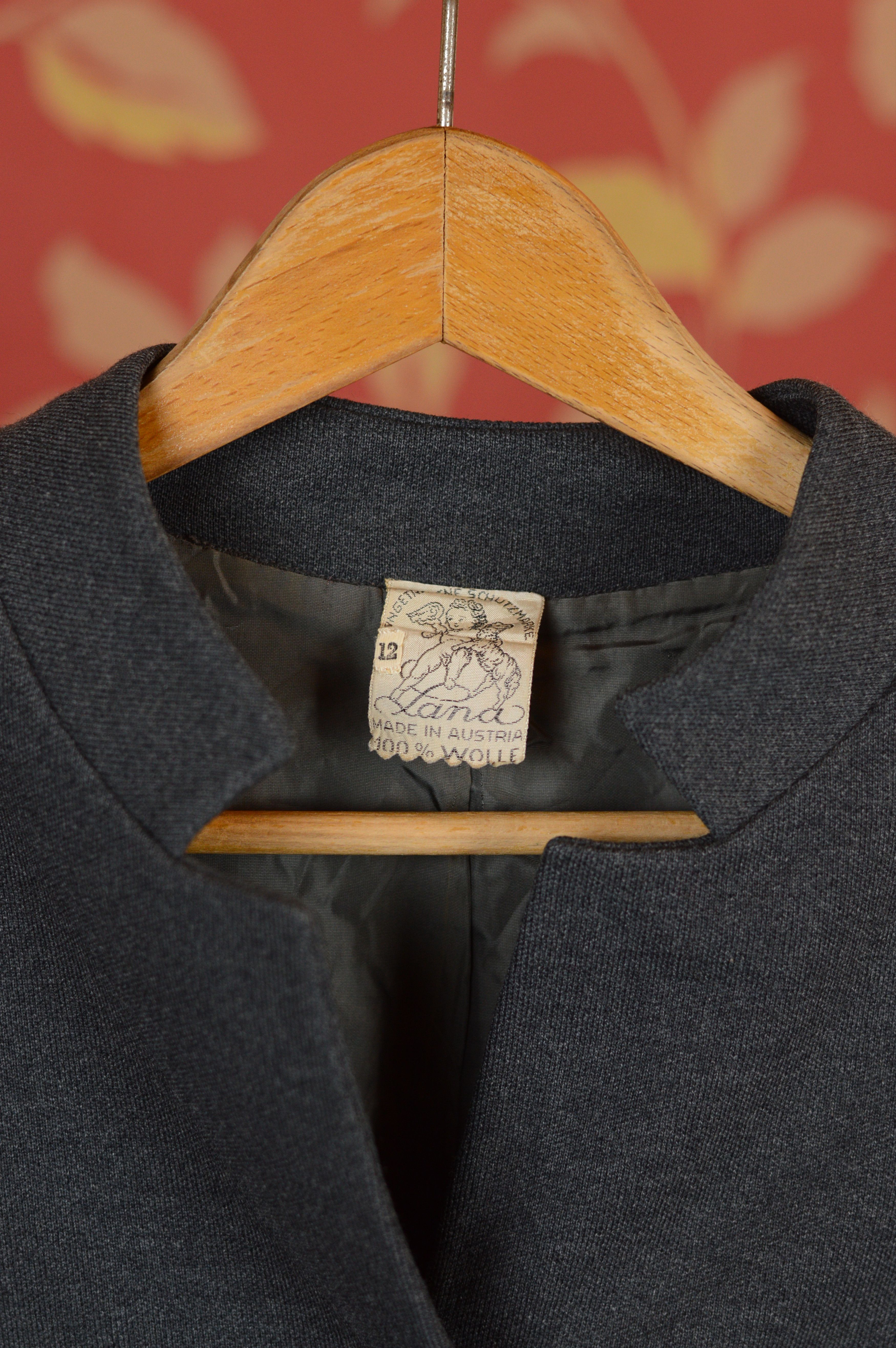 Vintage Vintage 50s Eingetragene Schutzmarke Made in Austria Jacket Size M / US 6-8 / IT 42-44 - 3 Thumbnail