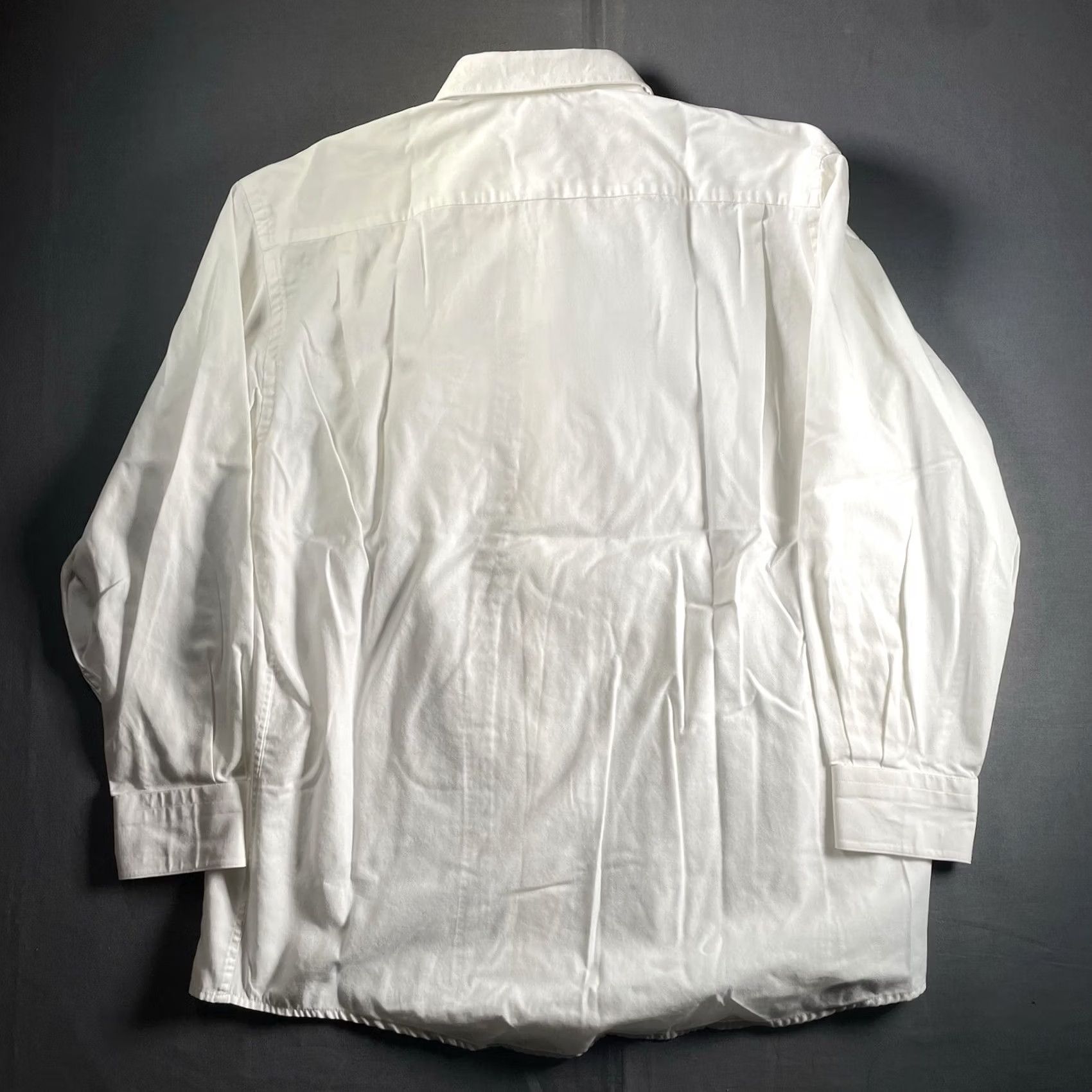Eton Etón Shirt Dress Shirt Mens Large White Cotton Button Collared Long Sleeve Size 42R - 6 Thumbnail