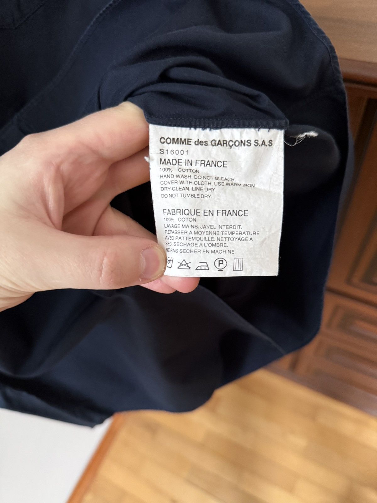 Comme des Garcons Comme Des Garcons SHIRT Button Up Shirt Size US XL / EU 56 / 4 - 9 Thumbnail