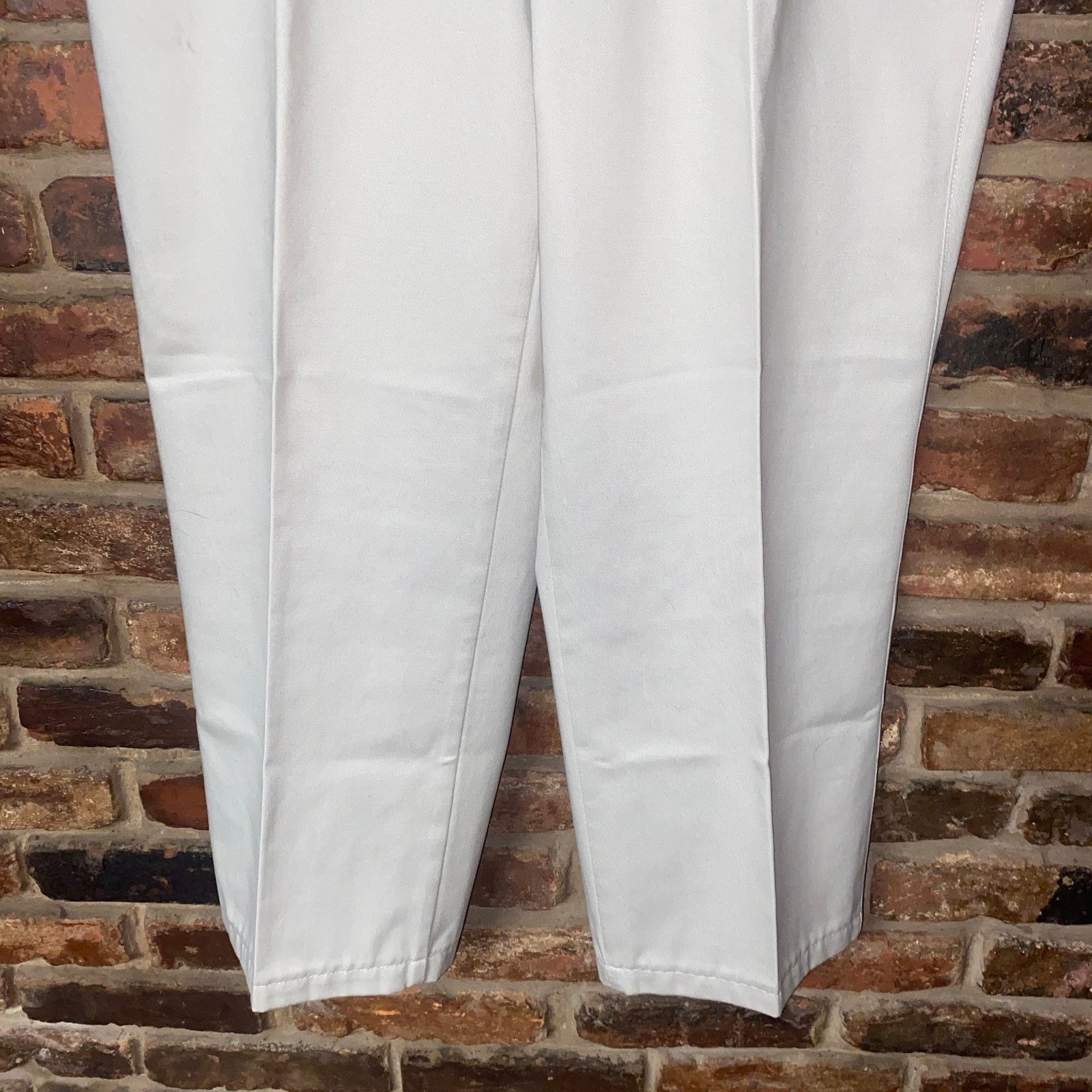 Saddlebred Saddlebred Tan Flat Front Straight Dress Pants Chinos 36x26* Size US 36 / EU 52 - 3 Thumbnail