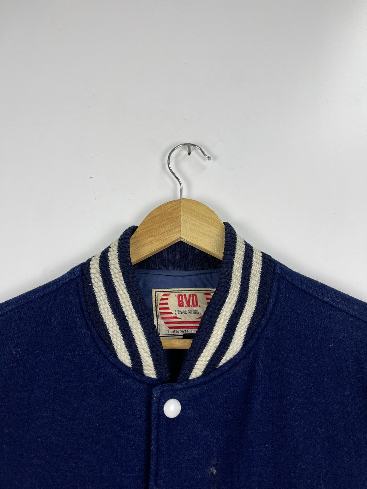 Japanese Brand B.V.D Varsity Jacket Size US L / EU 52-54 / 3 - 7 Thumbnail