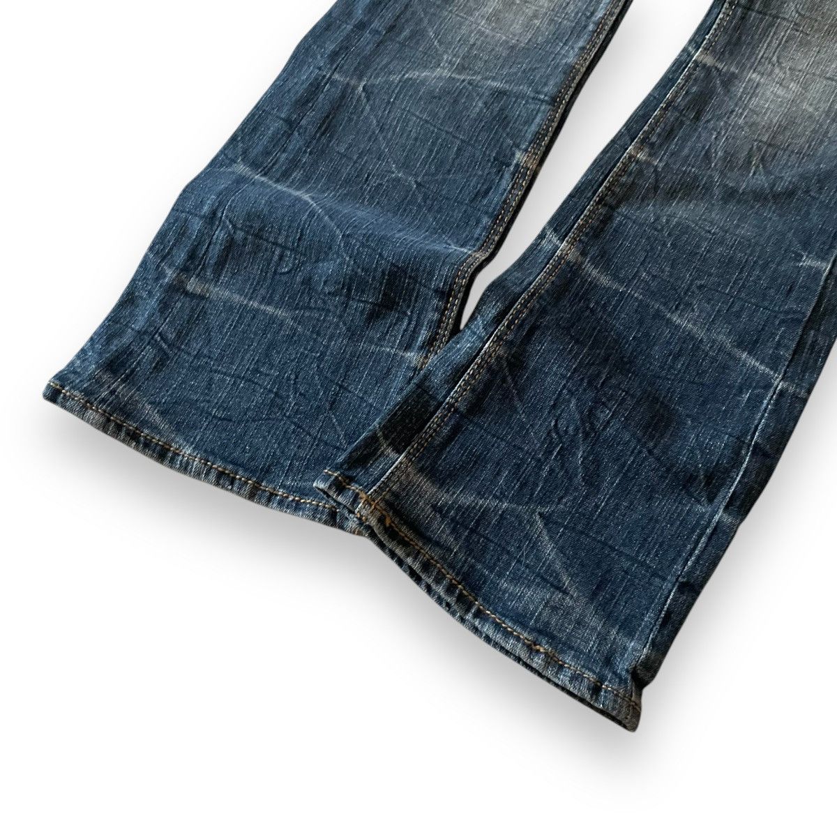 Japanese Brand Vintage Spicy Denim Flared Japanes Brand Size US 29 - 4 Thumbnail