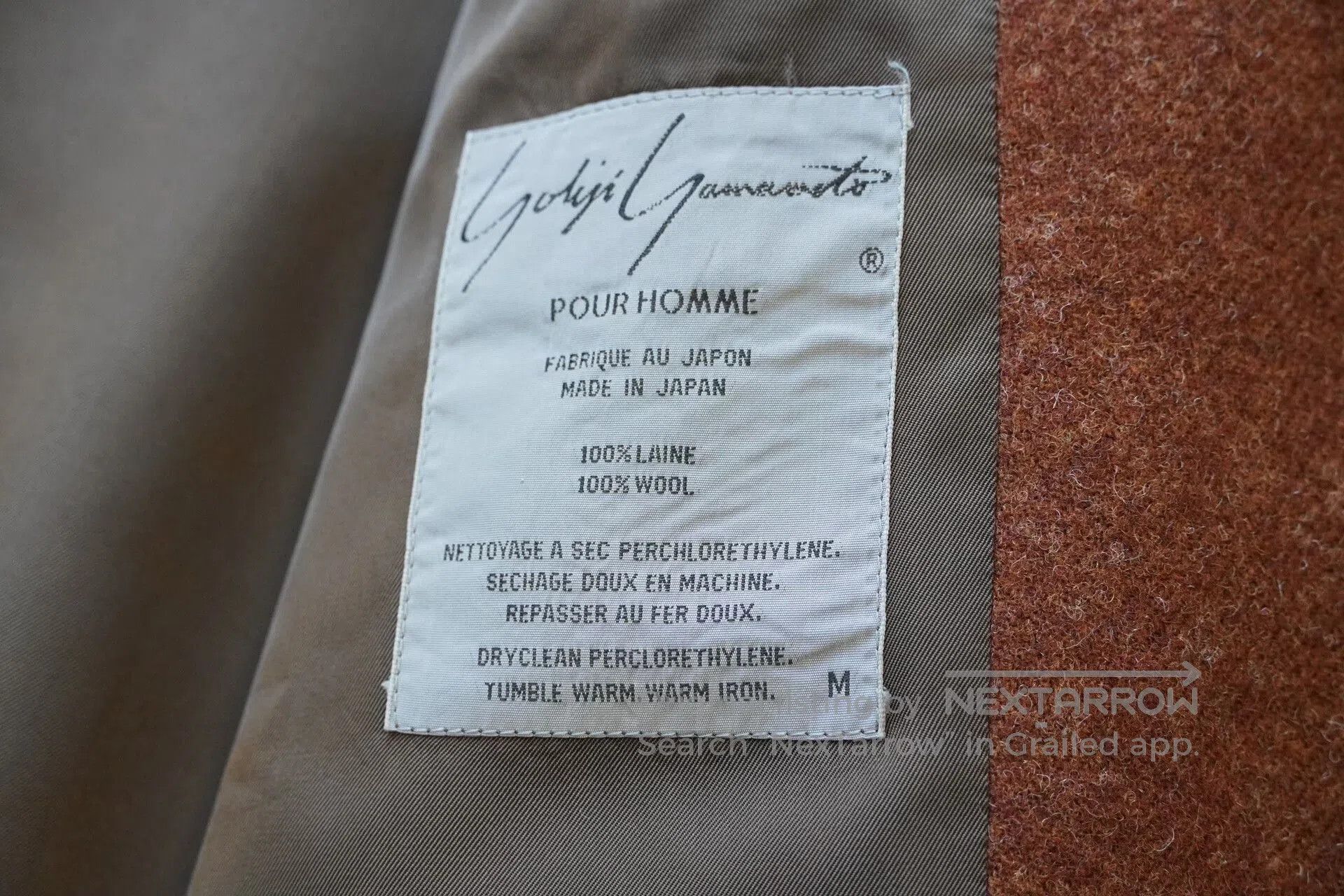 Yohji Yamamoto Yohji Yamamoto Color Block Wool Coat. Size US M / EU 48-50 / 2 - 7 Thumbnail