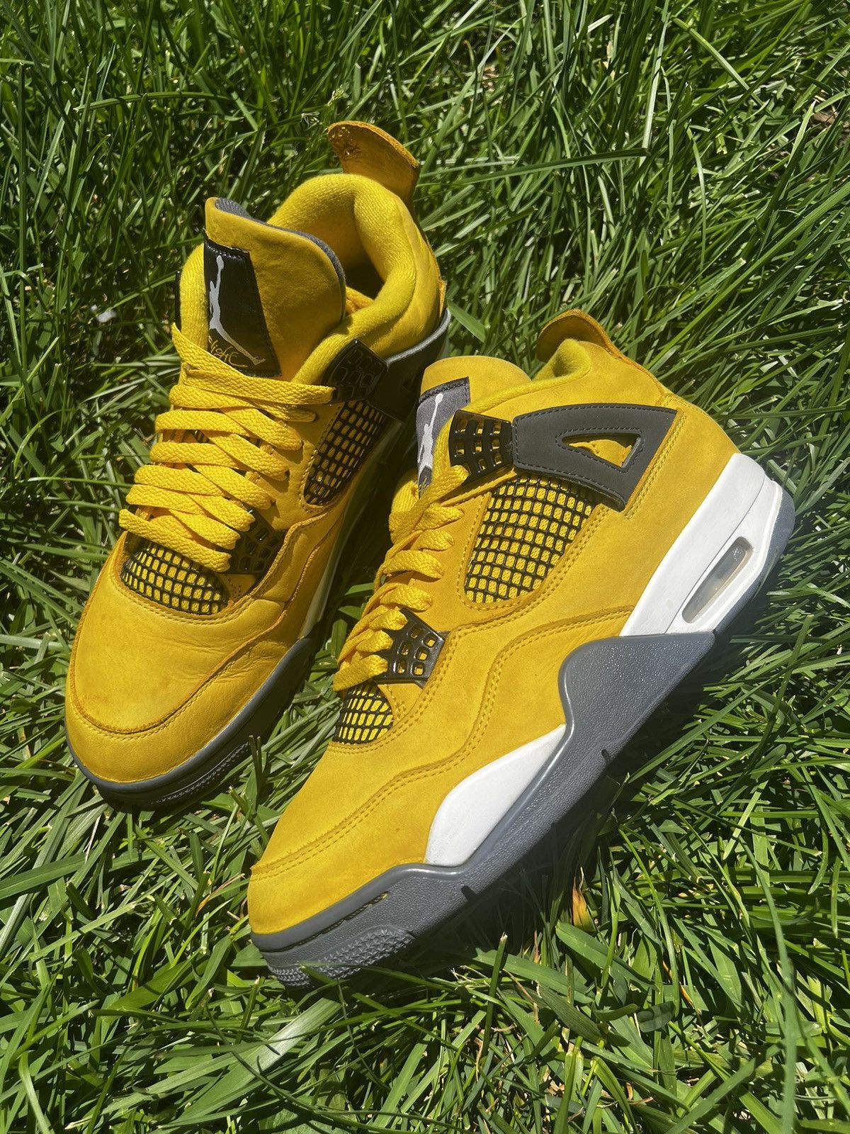 Lightning 2021 Air Jordan 4s 2021 Size Youth Women __ Nike Air