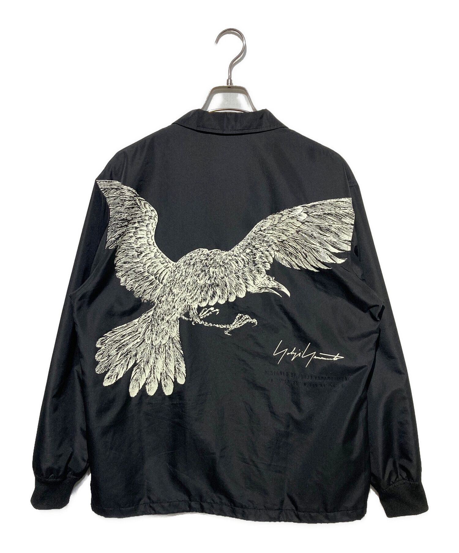 Yohji Yamamoto pour homme × New Era CROW PRINT COACH JACKET