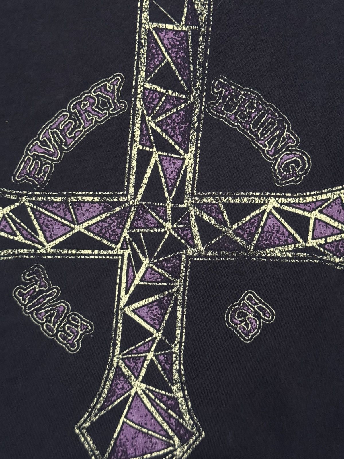 If Six Was Nine 💥PUNK DESIGN ANTI CROSS EVERYTHING IS EVIL Size US S / EU 44-46 / 1 - 7 Thumbnail