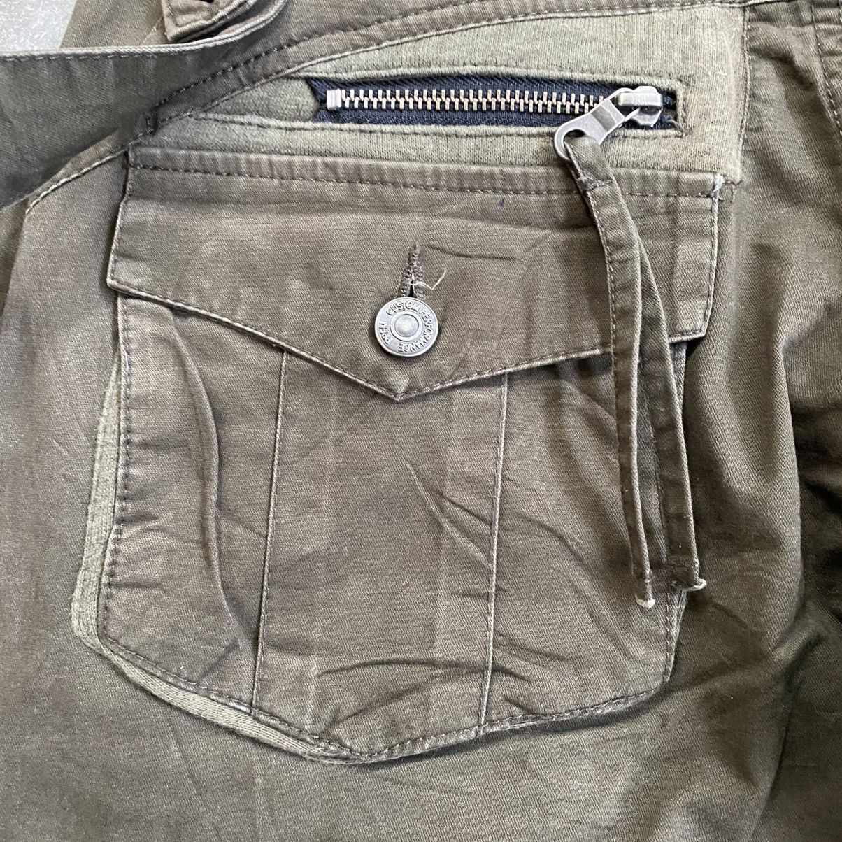 PPFM 2000s PPFM Cargo Punk Style Bondage Multipocket Pants Size US 30 / EU 46 - 14 Thumbnail