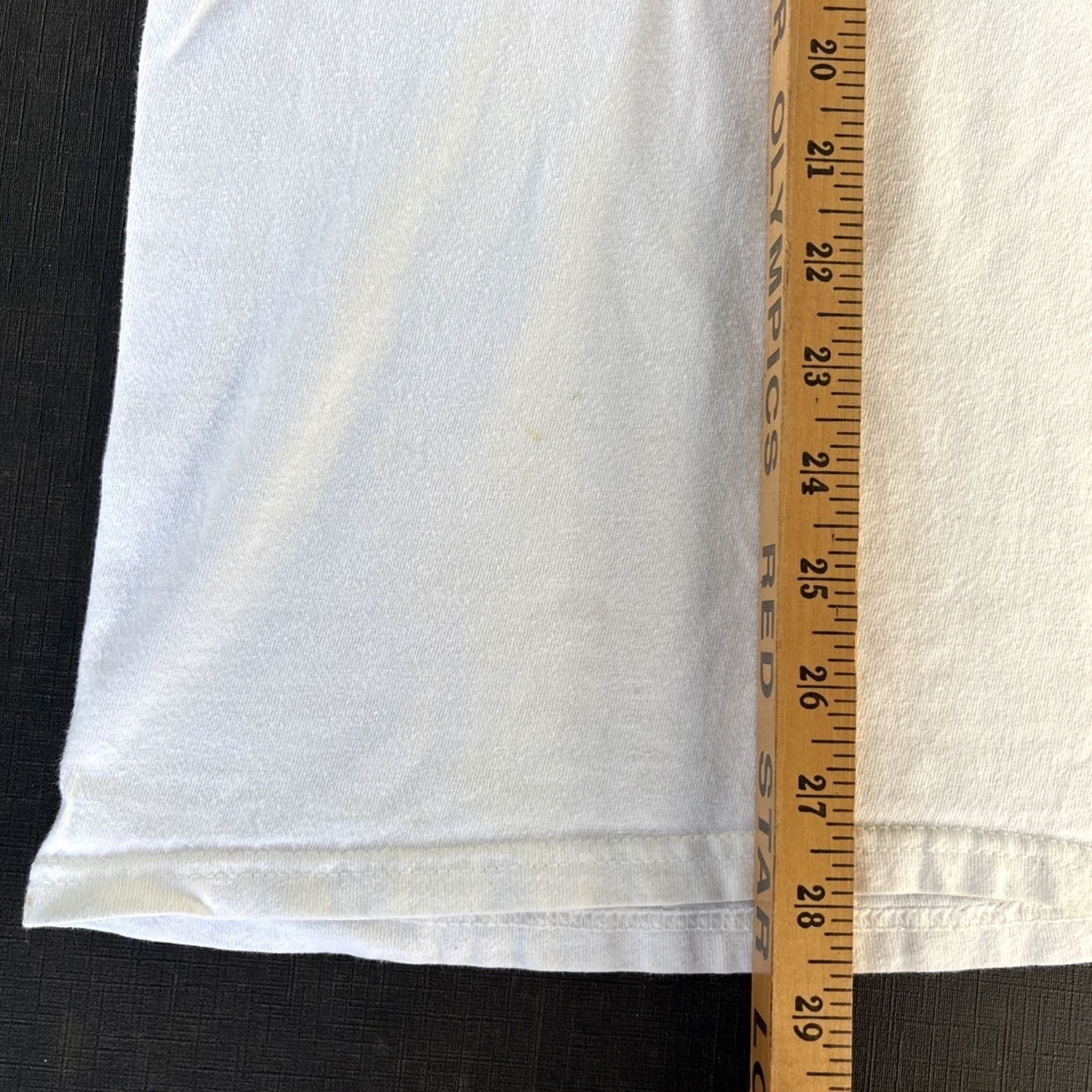 Hanes VINTAGE Hanes T-Shirt Men XL White 90s Graphic Print Claritin Pharmacy Most Trusted Profession Medicine 90s Mens XXL Size US XL / EU 56 / 4 - 3 Thumbnail