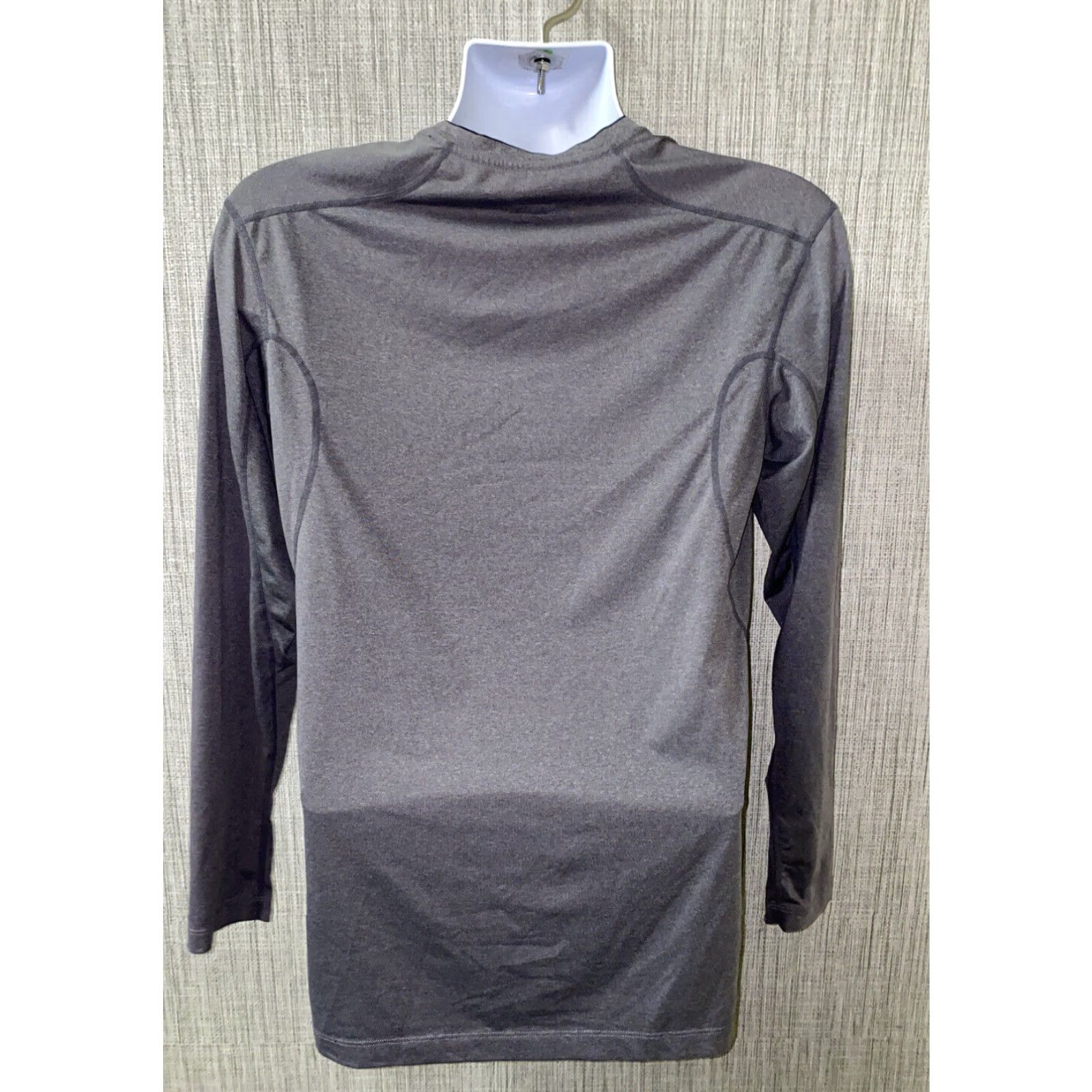 Nike Nike Pro Mens Athletic Long Sleeve Compression Shirt XL Gray Activewear Size US XL / EU 56 / 4 - 4 Thumbnail