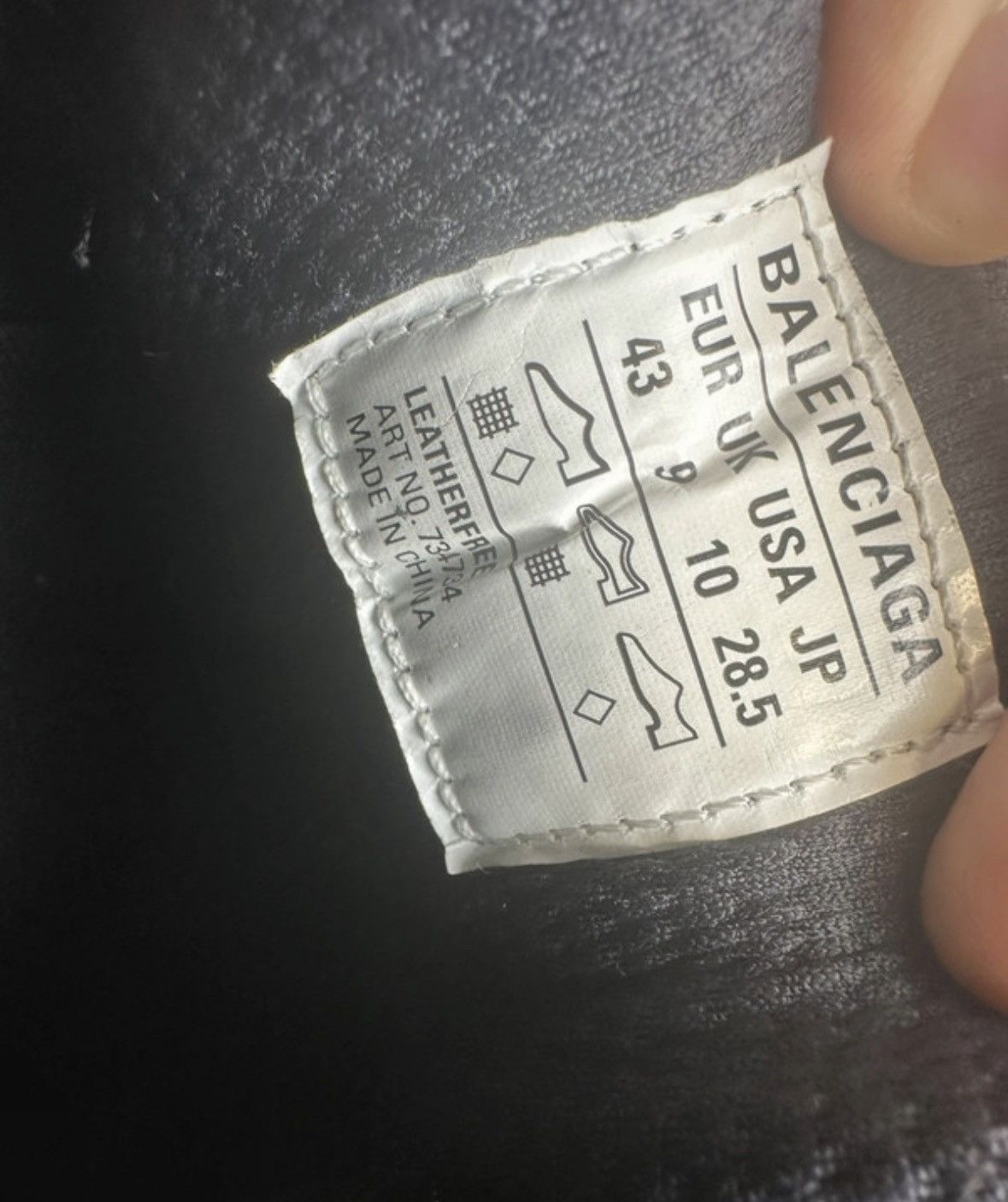 Balenciaga Balenciaga 3XL black / silver 43 Size US 10 / EU 43 - 8 Thumbnail