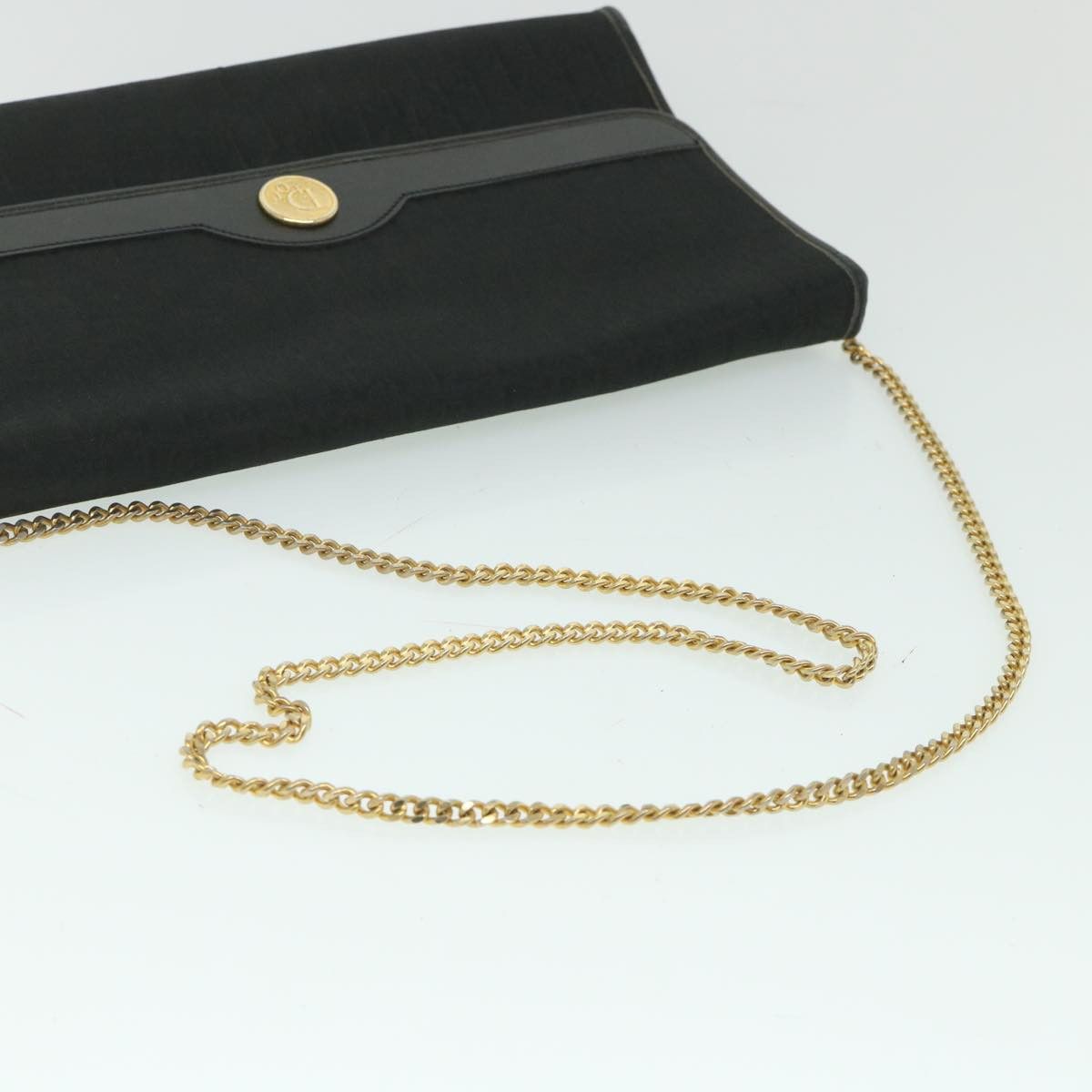 Dior DIOR Trotter Canvas Chain Shoulder Bag Black Size ONE SIZE - 7 Thumbnail