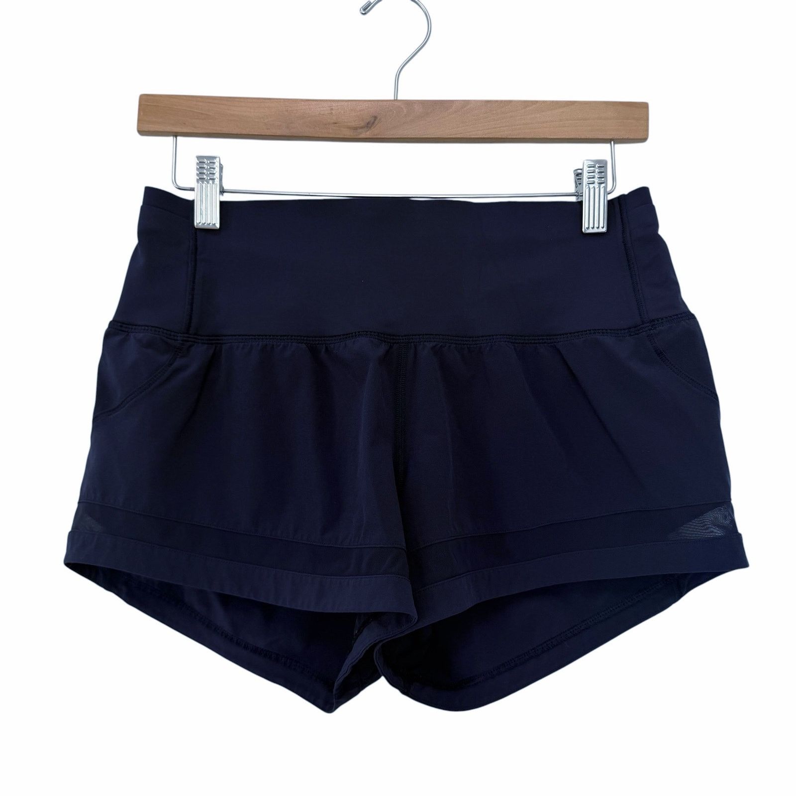 Lululemon Lululemon Navy Blue Pace Perfect Shorts Sz 6 Size 28" / US 6 / IT 42 - 1 Thumbnail