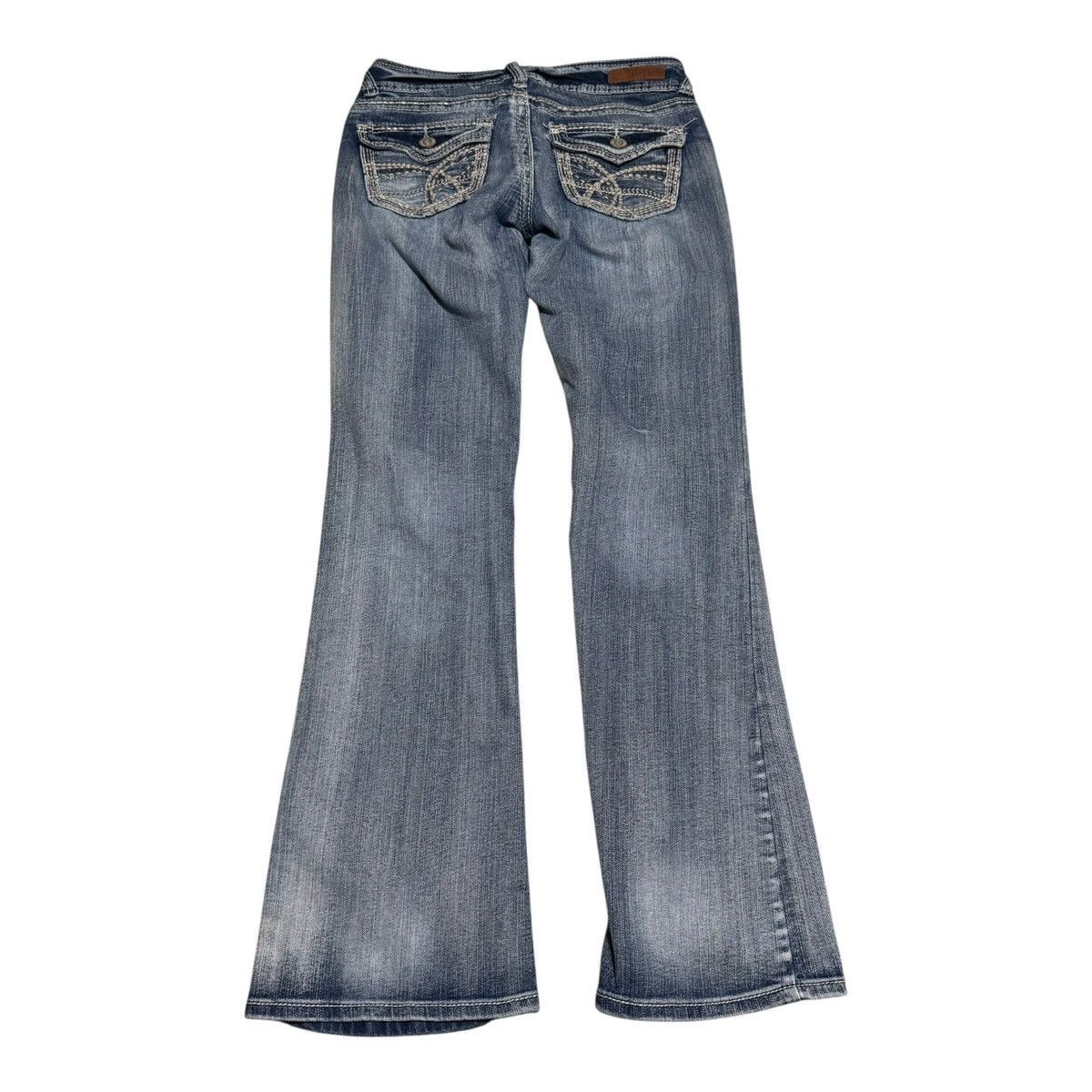 Other Wallflower Pockets Flare Denim Jeans Juniors 29x30 3/8 Size 29" - 2 Thumbnail