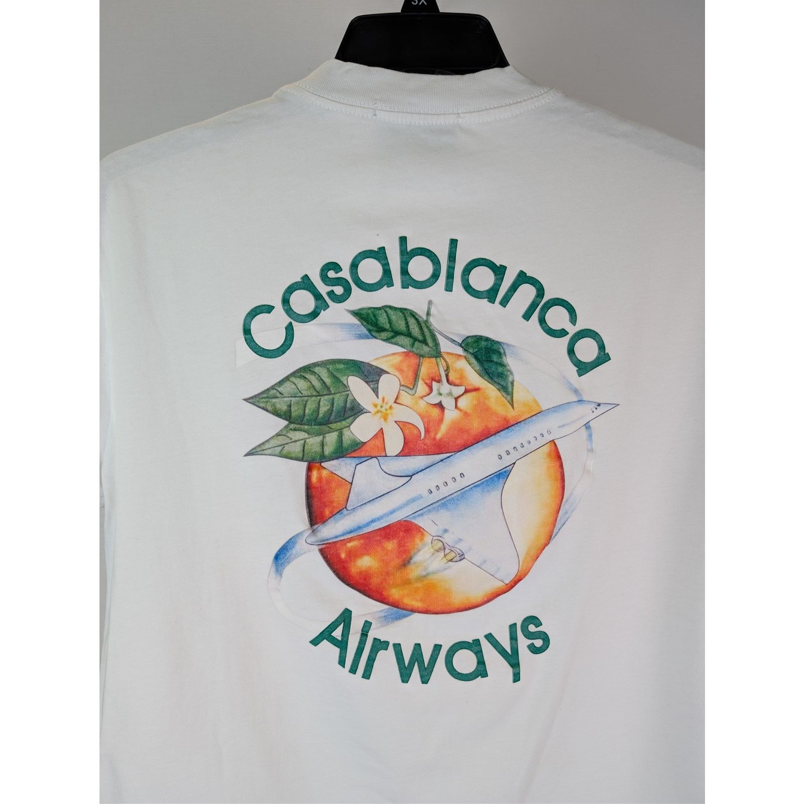 Casablanca o1rshd1 CC20 Orbite Autour De L'Orange airway print t-Shirt Size US L / EU 52-54 / 3 - 15 Thumbnail