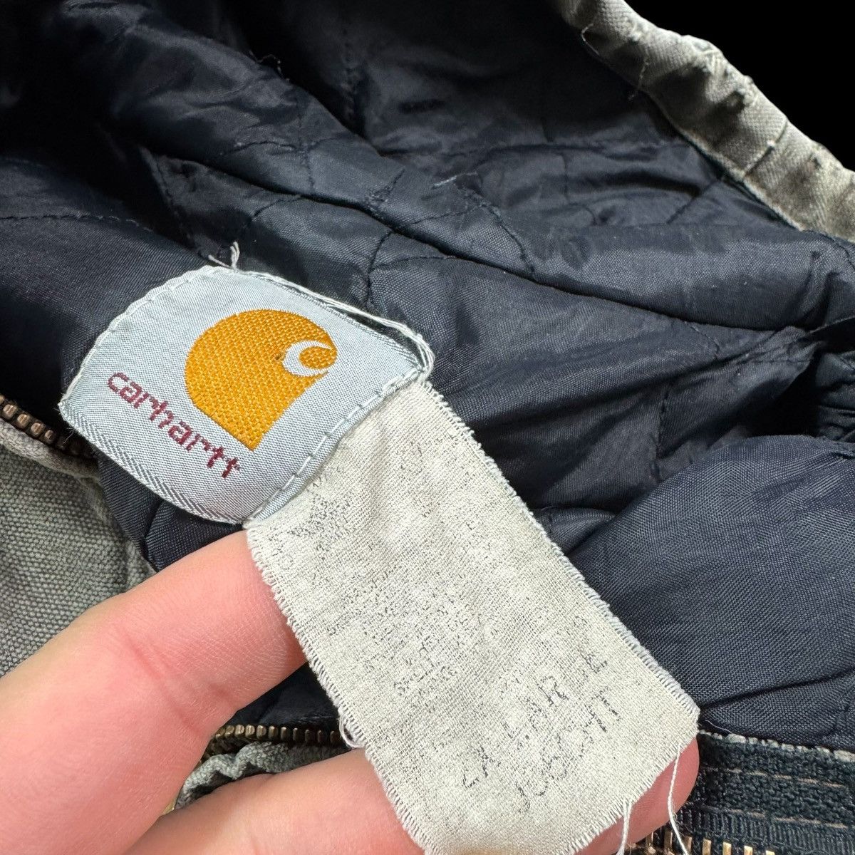Carhartt Vintage 90s J06 CHT Faded Distressed Full Zip Jacket 2XL Size US XXL / EU 58 / 5 - 10 Thumbnail