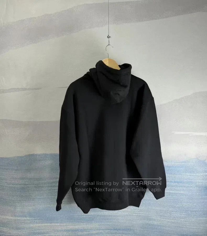 Balenciaga Balenciaga Black Seven-Language Print Hoodie. Size US XS / EU 42 / 0 - 3 Thumbnail
