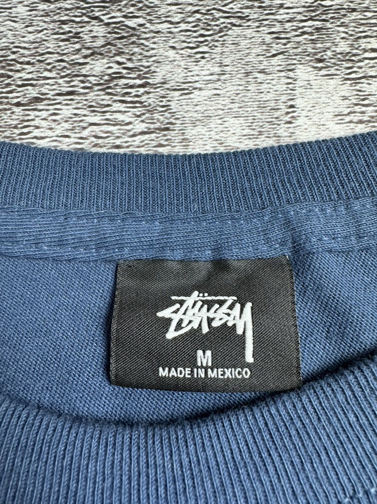 Stussy Stussy RARE Peace Earth Pacifism Blue Longsleeve Y2K T Shirt Size US M / EU 48-50 / 2 - 12 Thumbnail
