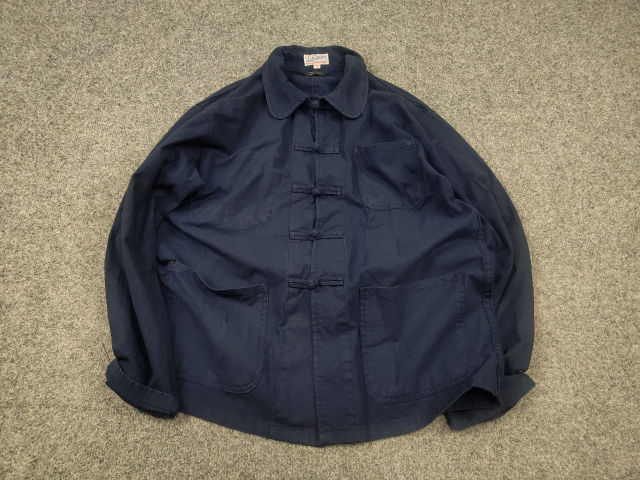 ジャケット・アウター L'Anti - Cher FRENCH WORK CHINA 60 Vintage 60's L'Anti-Cher French China Japan Work Jacket - aseduan.cl