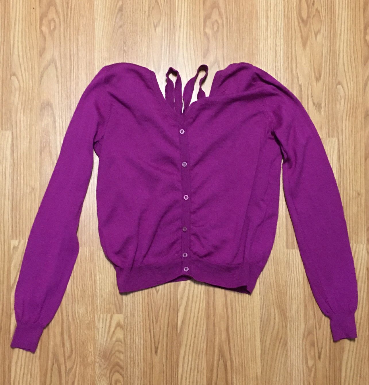Frankie Morello Frankie Morello Milan Purple Wool Designer Sweater Size L Size L / US 10 / IT 46 - 10 Thumbnail