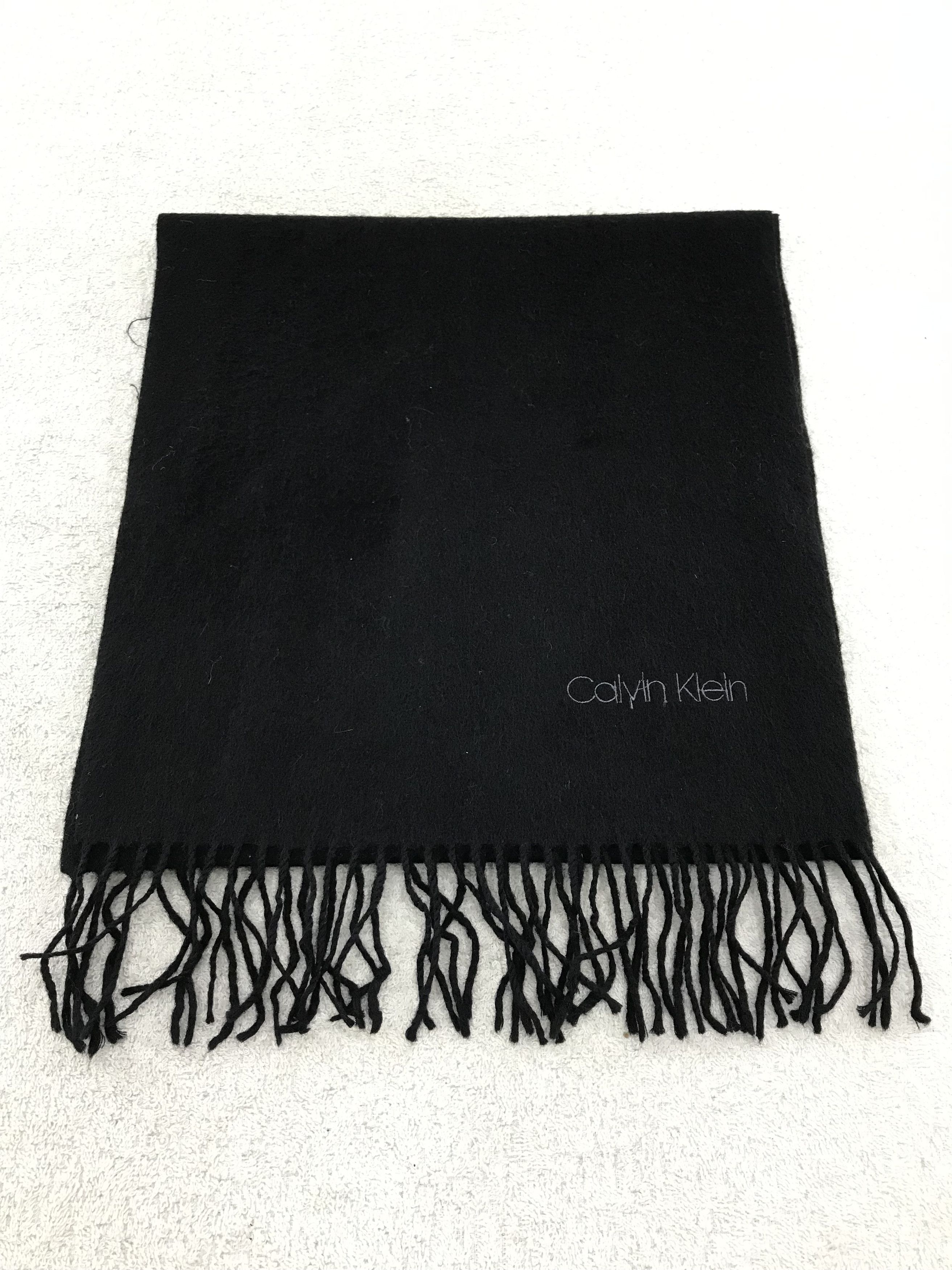 Calvin Klein × Vintage Calvin Klein Scarf / Muffler / Neckwear - WW1116 Size ONE SIZE - 2 Thumbnail