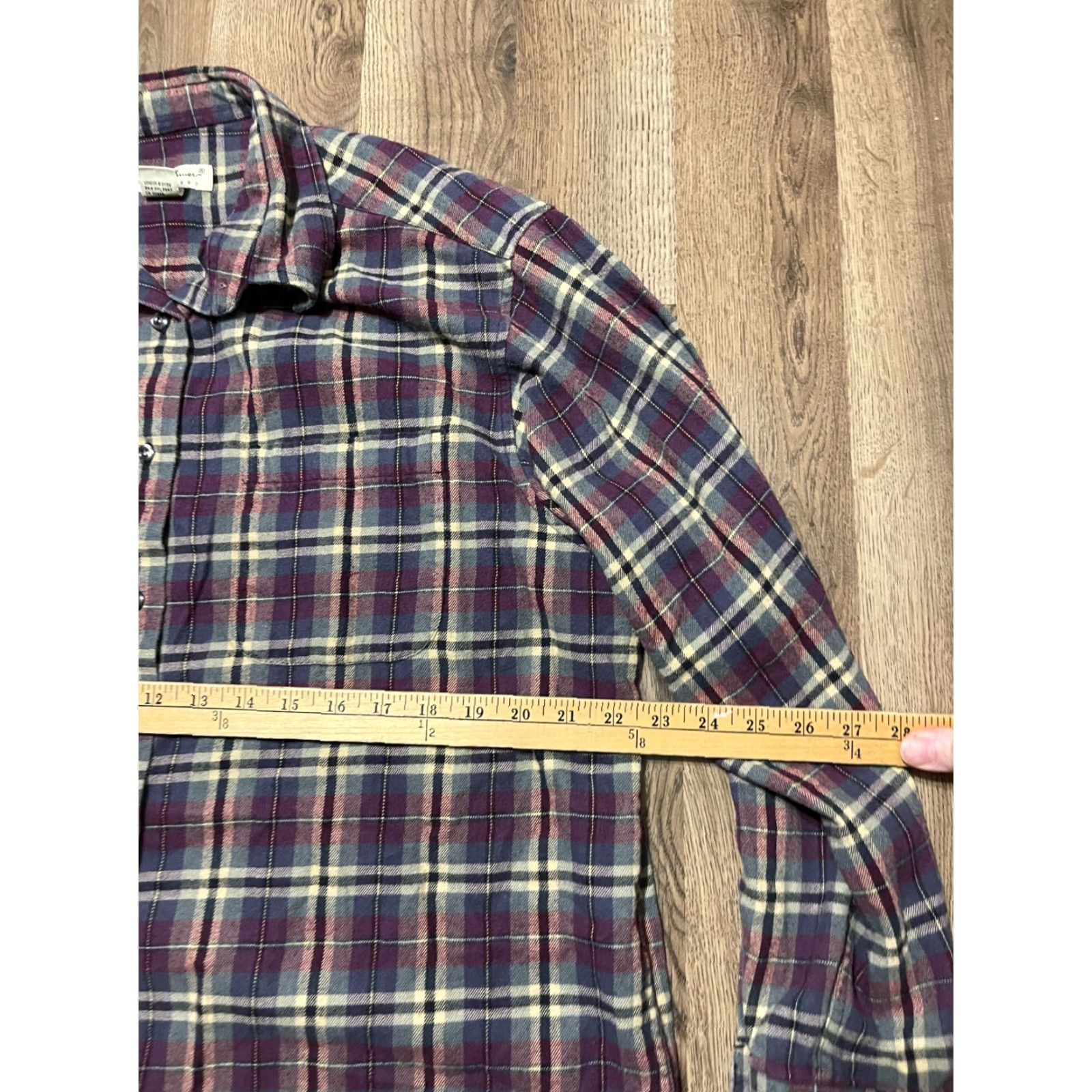 Eddie Bauer Eddie Bauer Shirt Women's XL Red Blue Plaid Button Up Long Sleeve Size XL / US 12-14 / IT 48-50 - 6 Thumbnail
