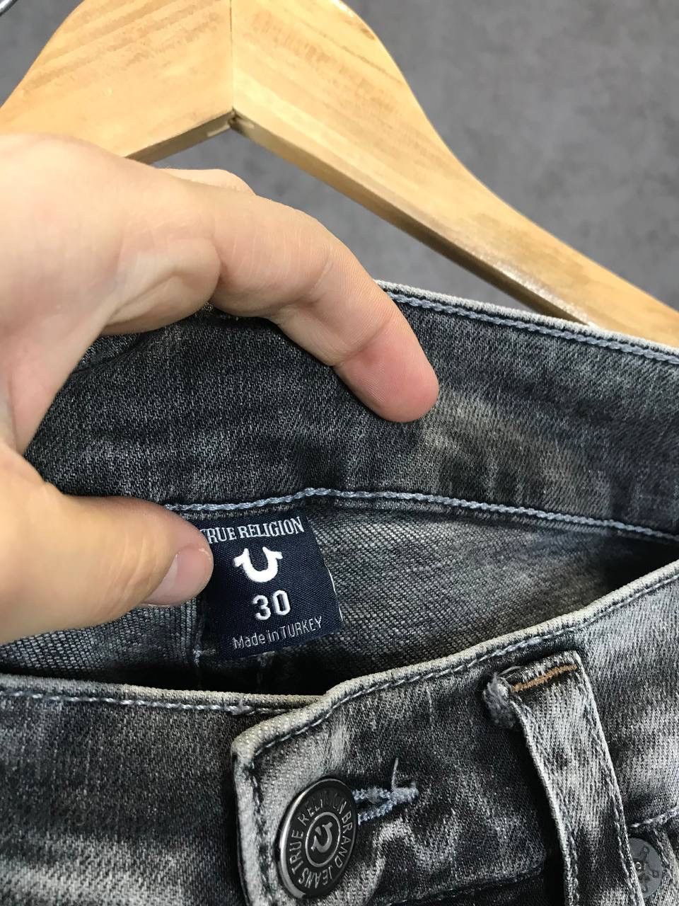 True Religion True Religion Japanese distressed denim jeans Size US 30 / EU 46 - 6 Thumbnail