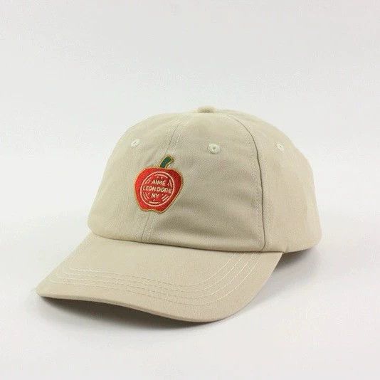 Aime Leon Dore adjustable beige dad cap with apple logo-dmc Size ONE SIZE - 1 Thumbnail