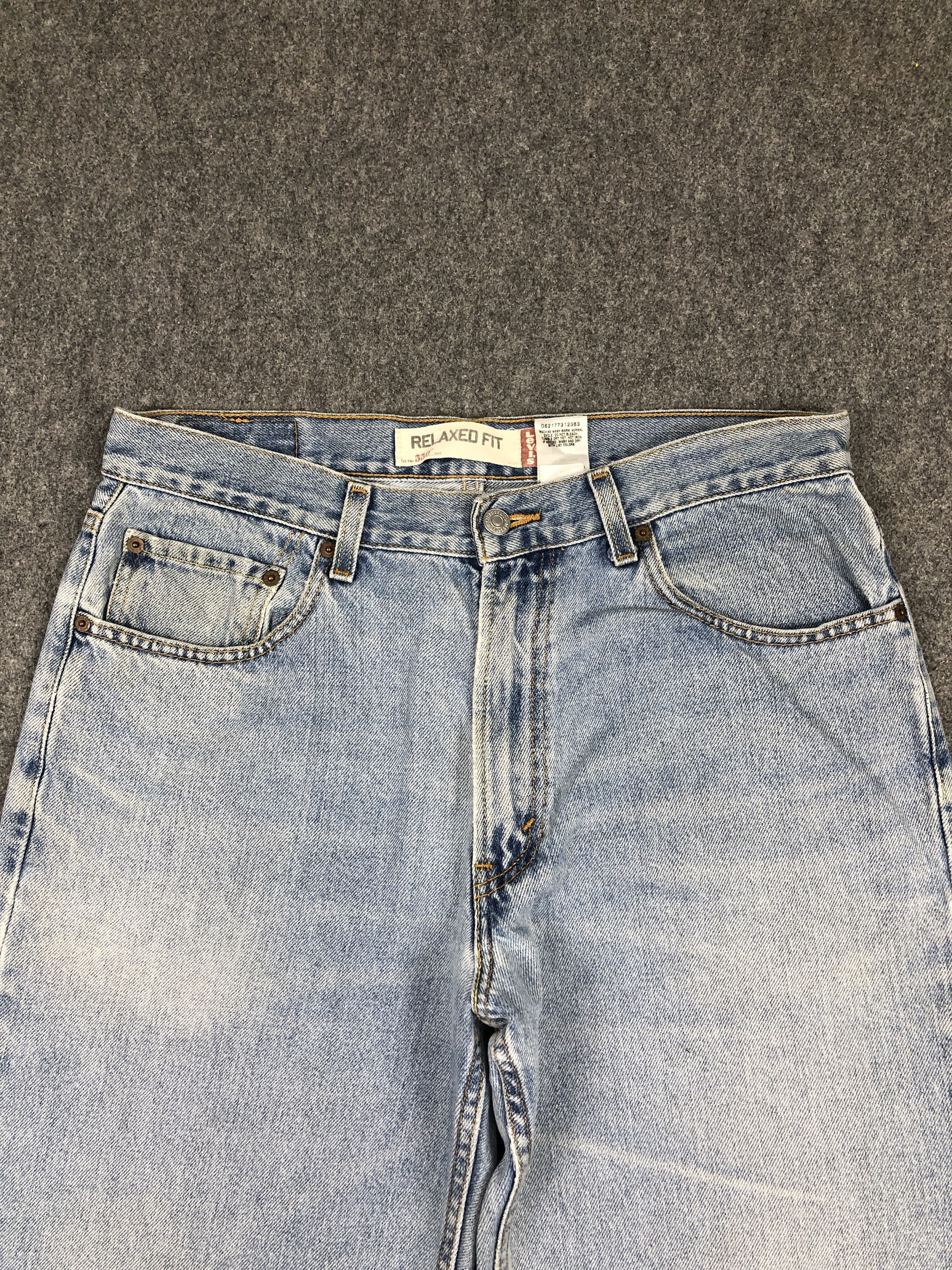 Levi's Faded Blue Vintage Levis 550 Jeans DP2348 Size US 31 - 2 Thumbnail