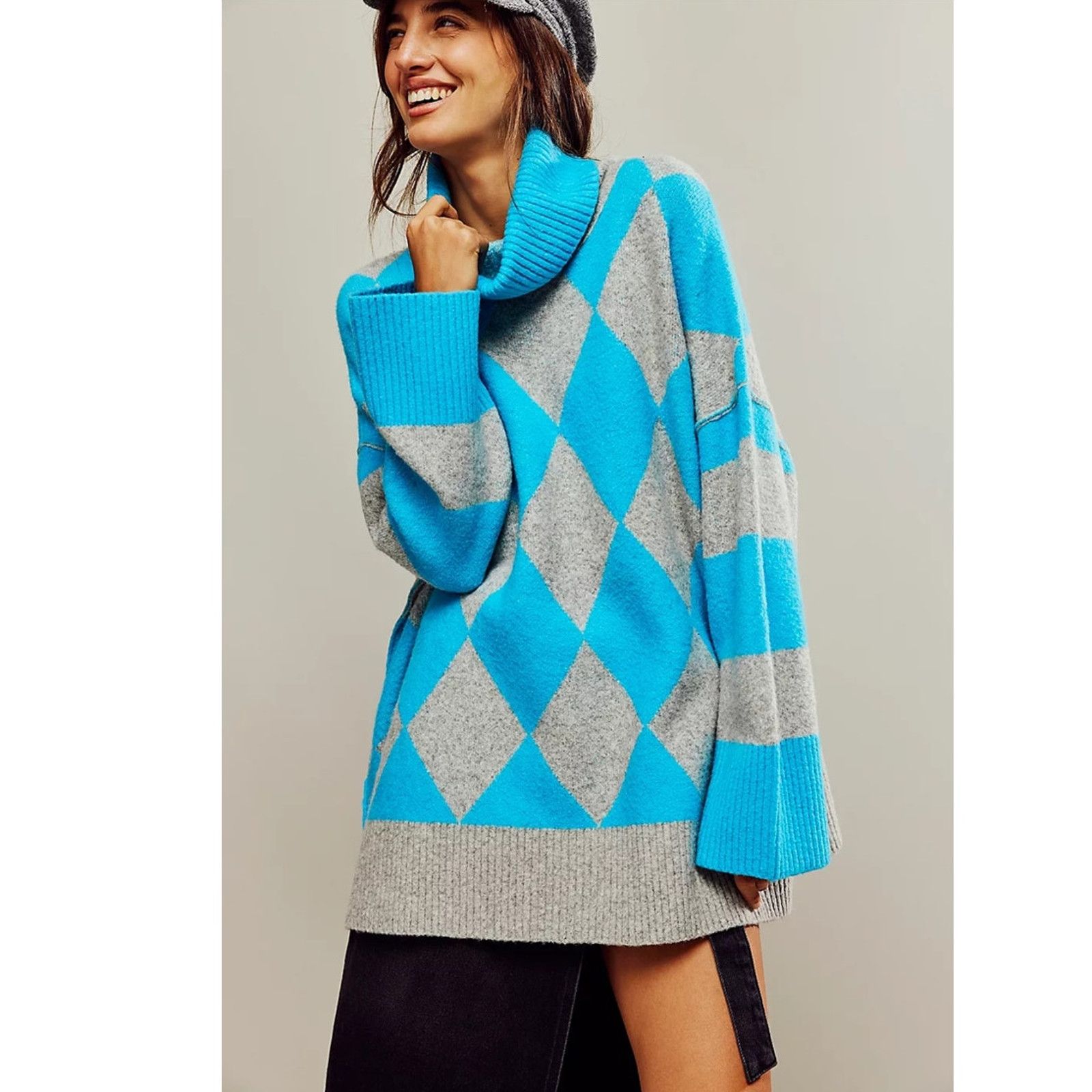 Free People New FREE PEOPLE Harley Turtleneck PULLOVER SWEATER $248 Sz S Size S / US 4 / IT 40 - 3 Thumbnail