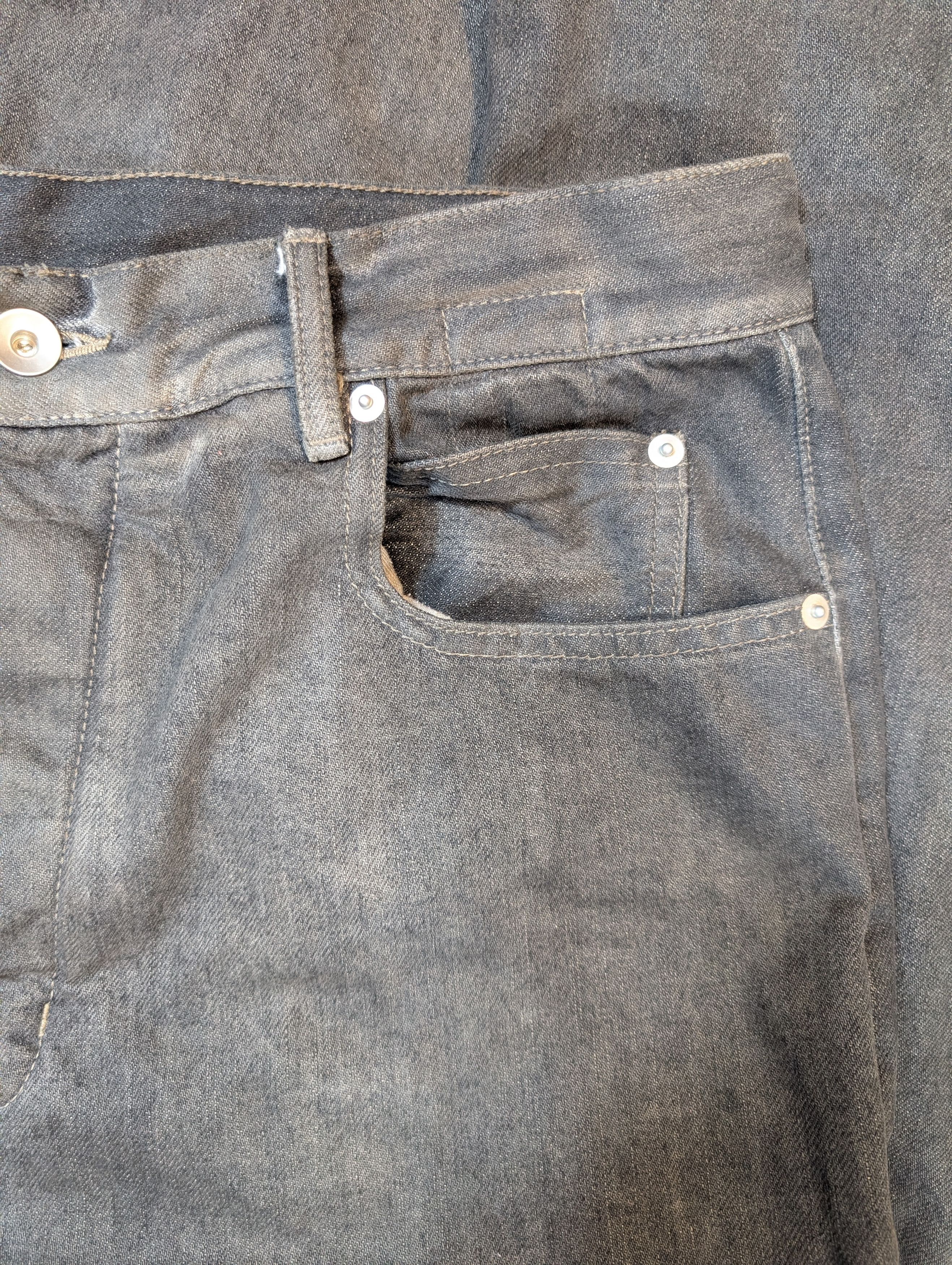 Rick Owens Rick Owens AW22 Bolan Banana Dark Dust Zip Flared Jeans Size US 34 / EU 50 - 5 Thumbnail