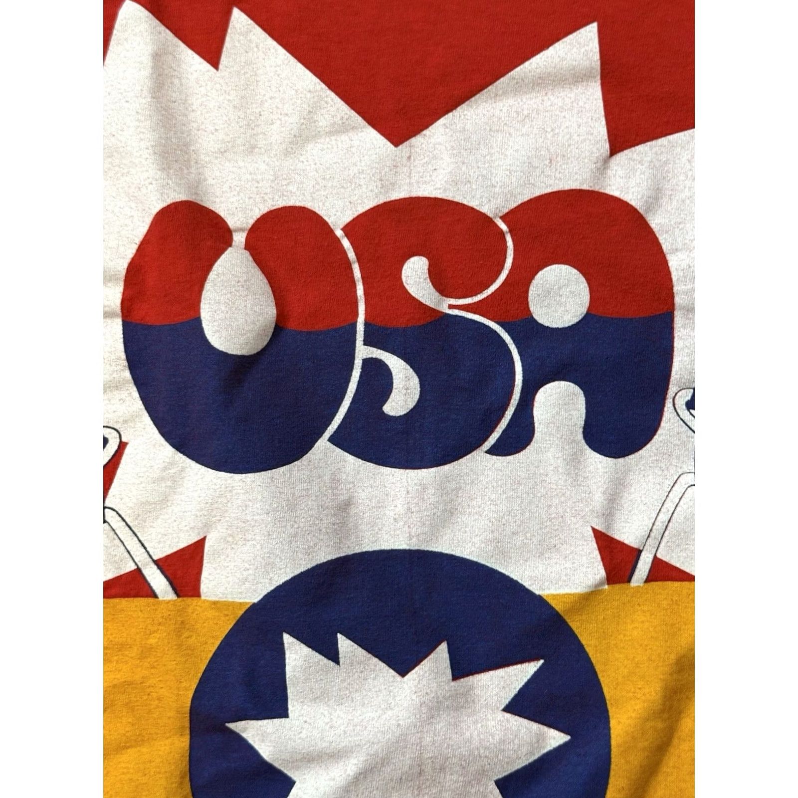 Hanes VINTAGE Hanes 80s Team USA Captain America Longsleeve Shirt L Red Crew Neck US Patriotic Sports 80s 90s Logo Graphic Print Unisex Adults Size US L / EU 52-54 / 3 - 5 Thumbnail