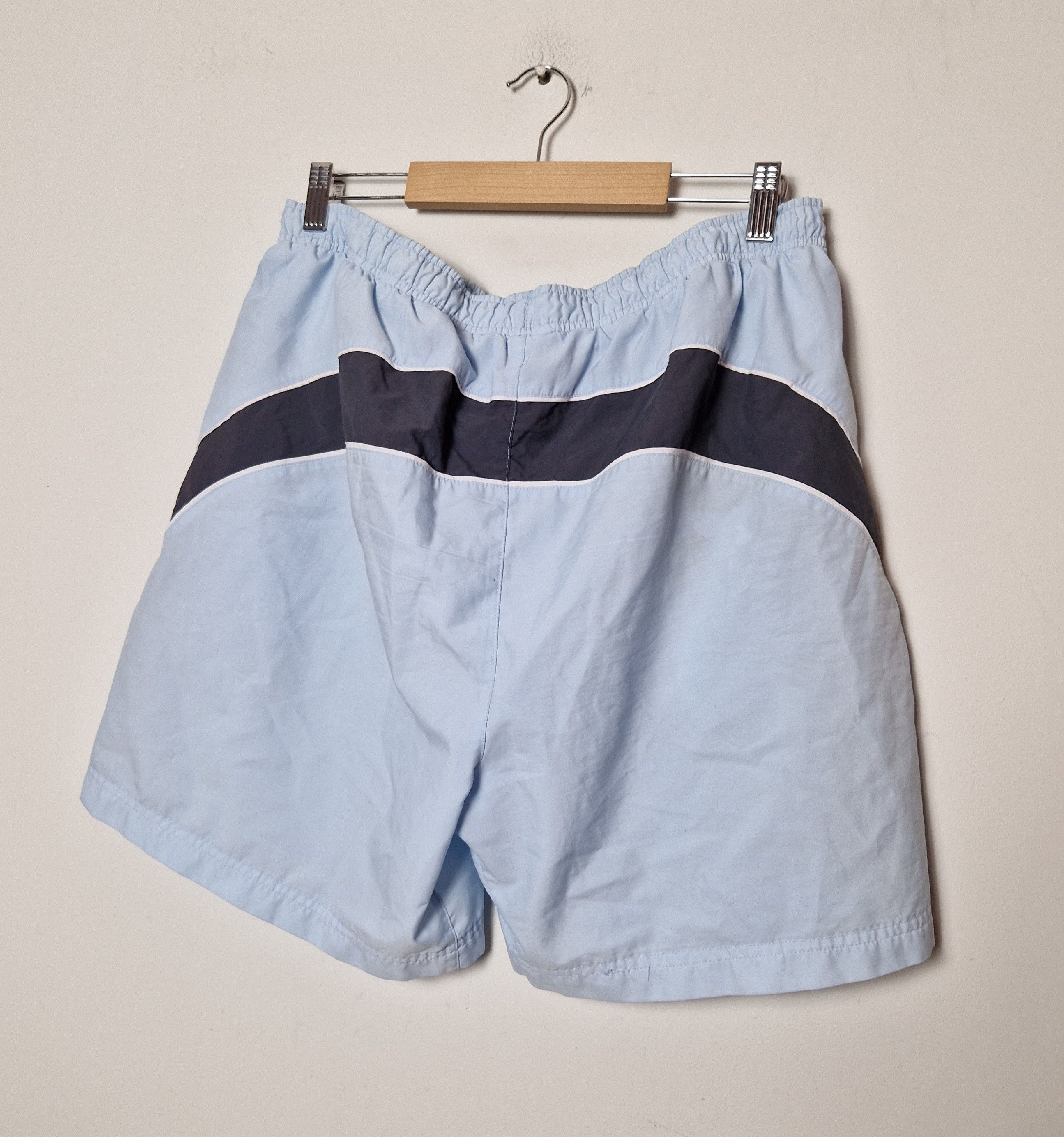 Nike Nike baby blue vintage shorts swoosh y2k Size US 34 / EU 50 - 3 Thumbnail