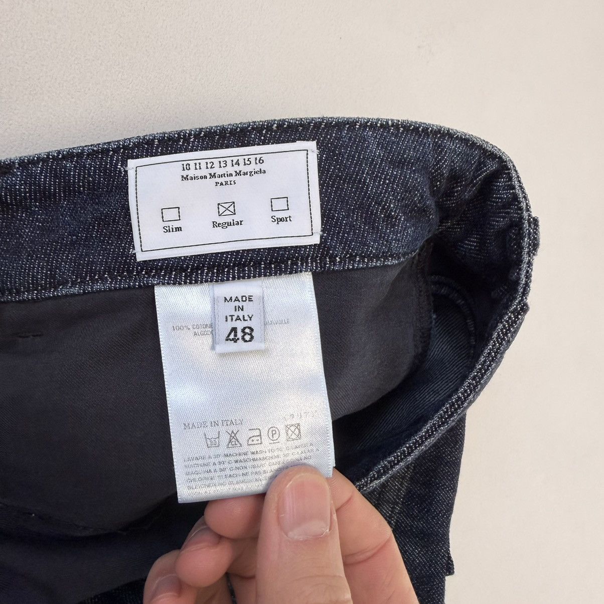 Maison Margiela A/W 08 Straight Fit Raw Blue Denim Jeans Size US 32 / EU 48 - 7 Thumbnail